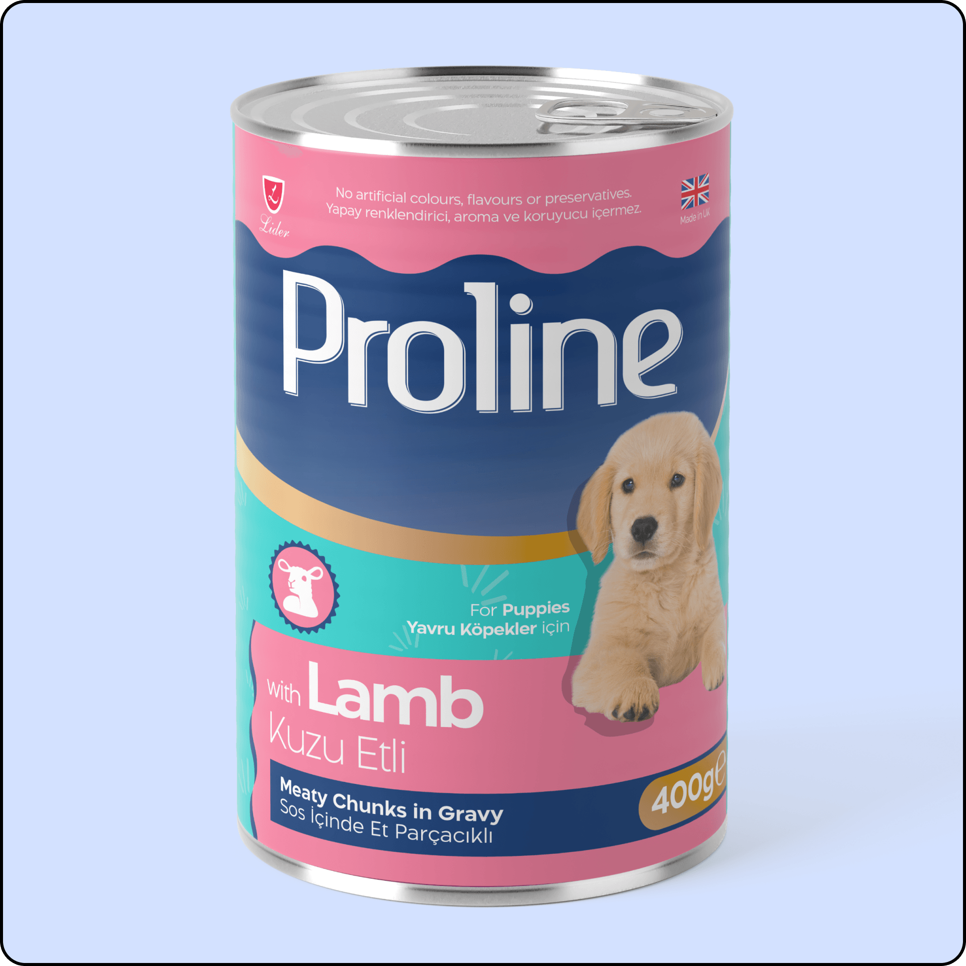 Proline Sos İçinde Parça Kuzu Etli Yavru Köpek Konservesi 400 gr