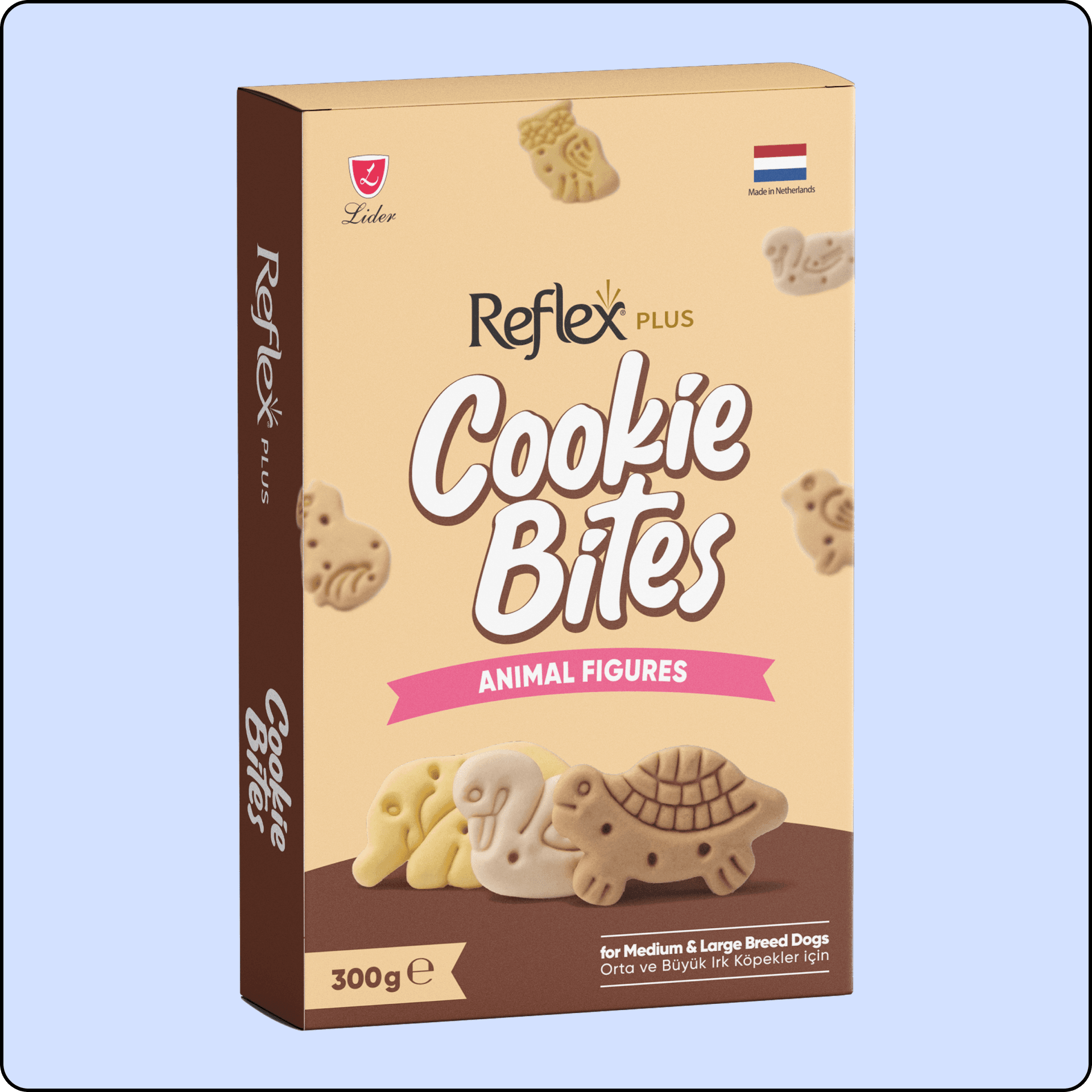 Reflex Plus Animal Figures Orta ve Büyük Irk Yetişkin Köpek Ödül Maması 300 gr