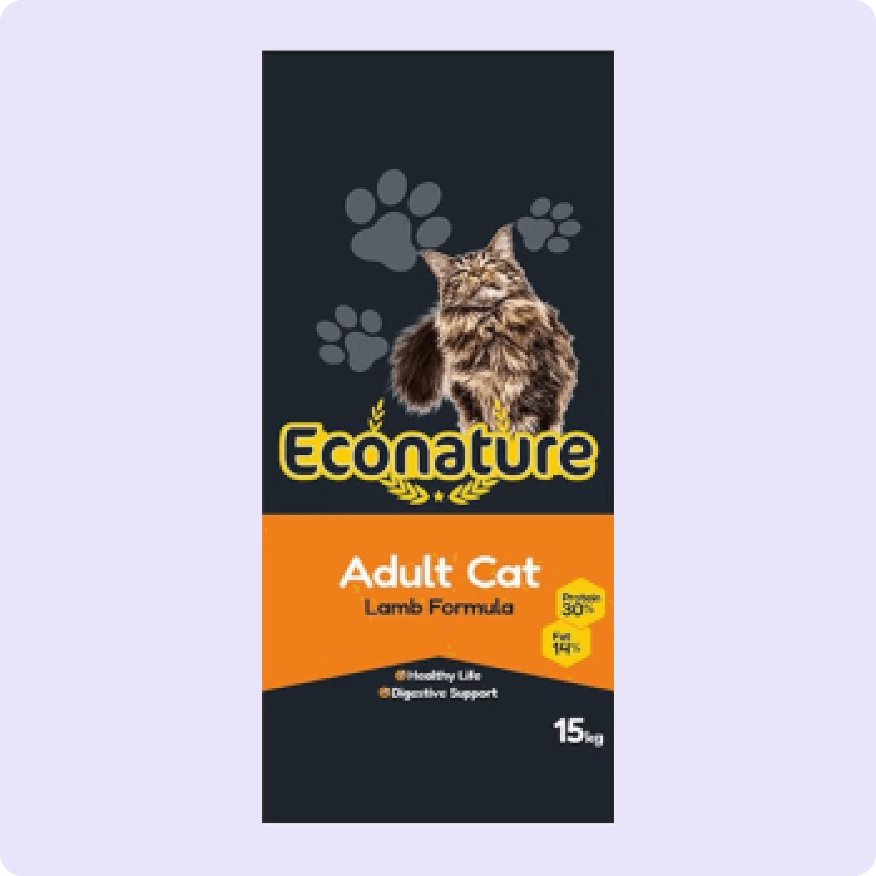 Econature Kuzu Etli Yetişkin Kedi Maması 15 kg