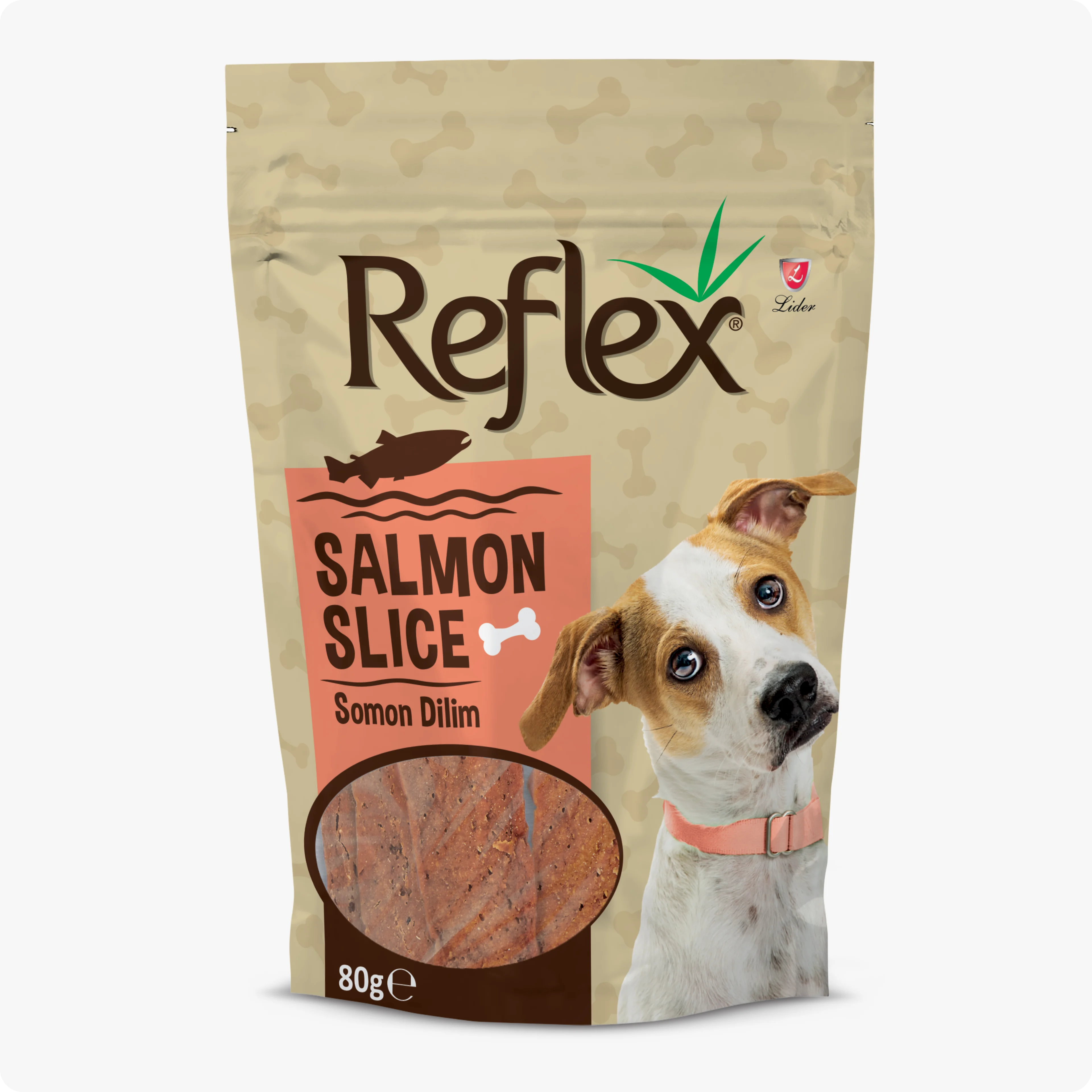 Reflex Somon Etli Dilim Köpek Ödülü 80 gr
