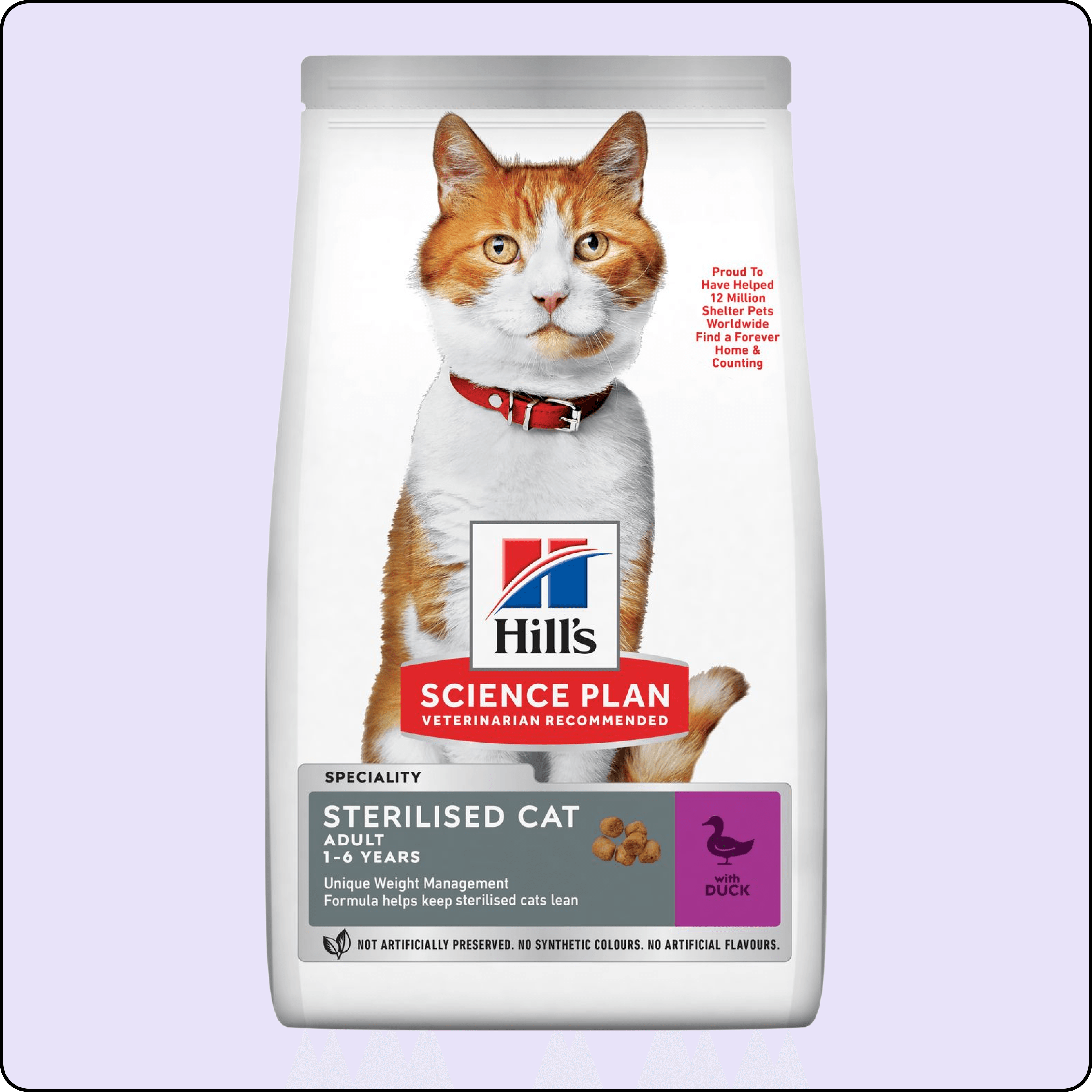 Hill's Sterilised Ördekli Yetişkin Kedi Maması 8+2 KG