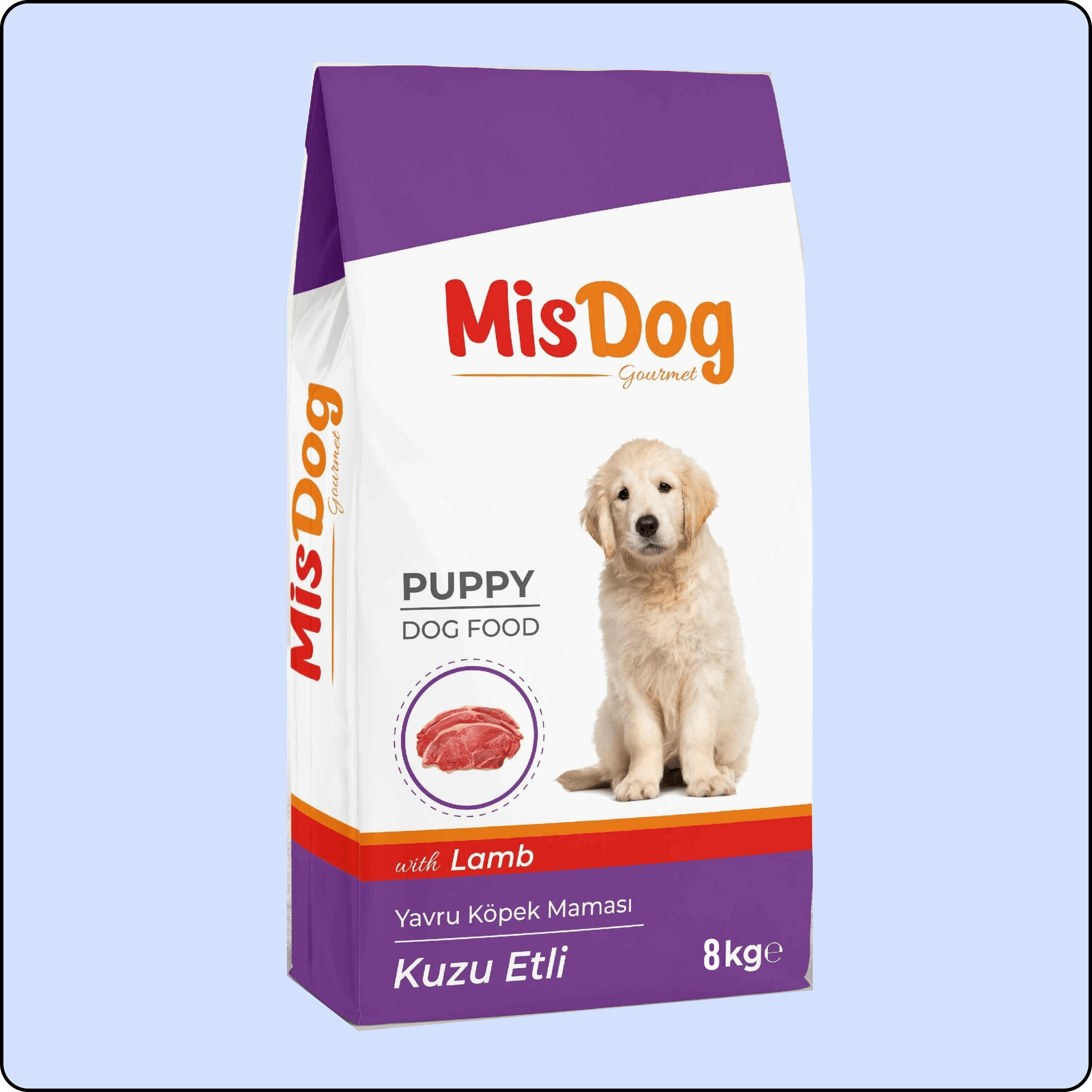 MisDog Kuzu Etli Yavru Köpek Maması 8 kg 