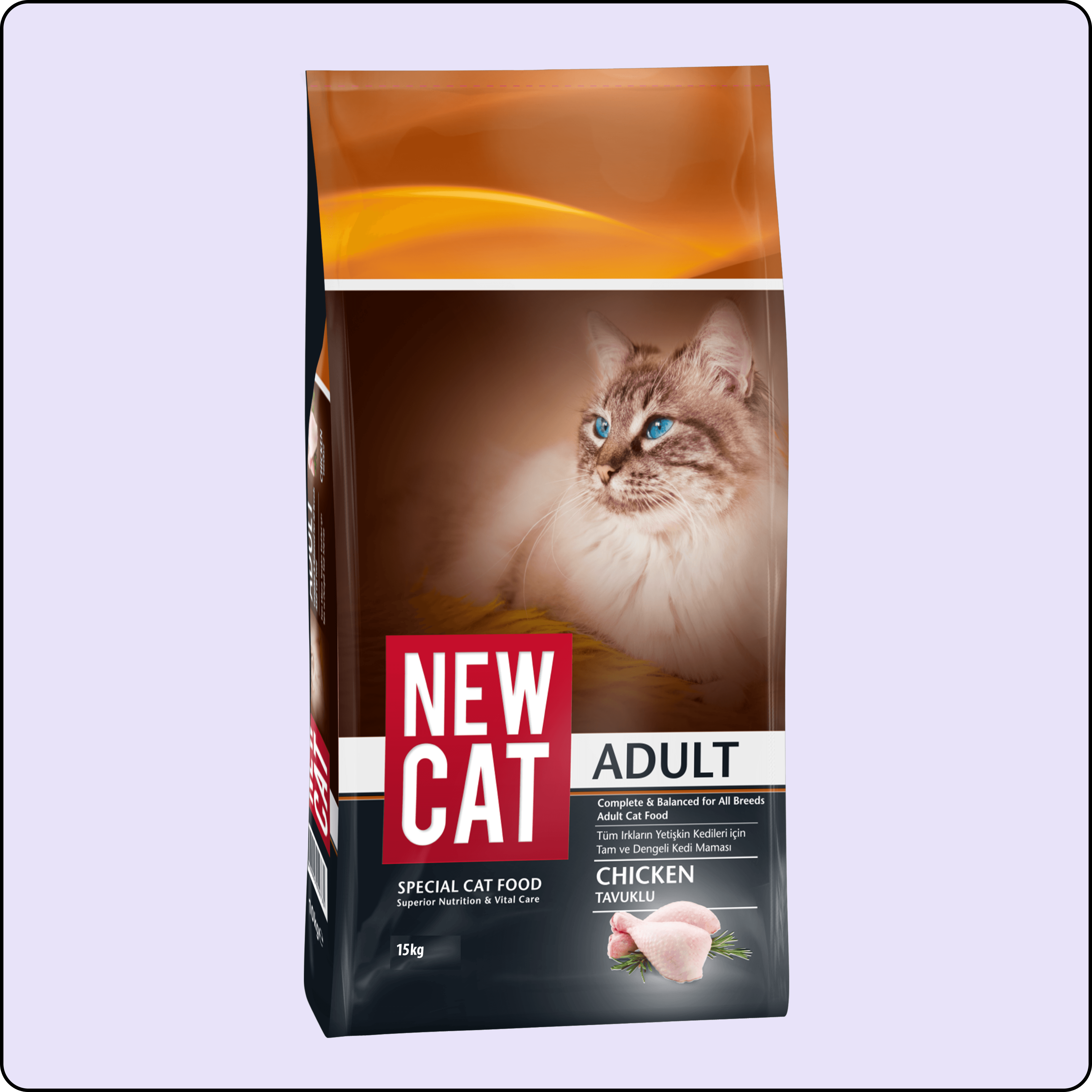 New Cat Tavuklu Yetişkin Kedi Maması 15 kg