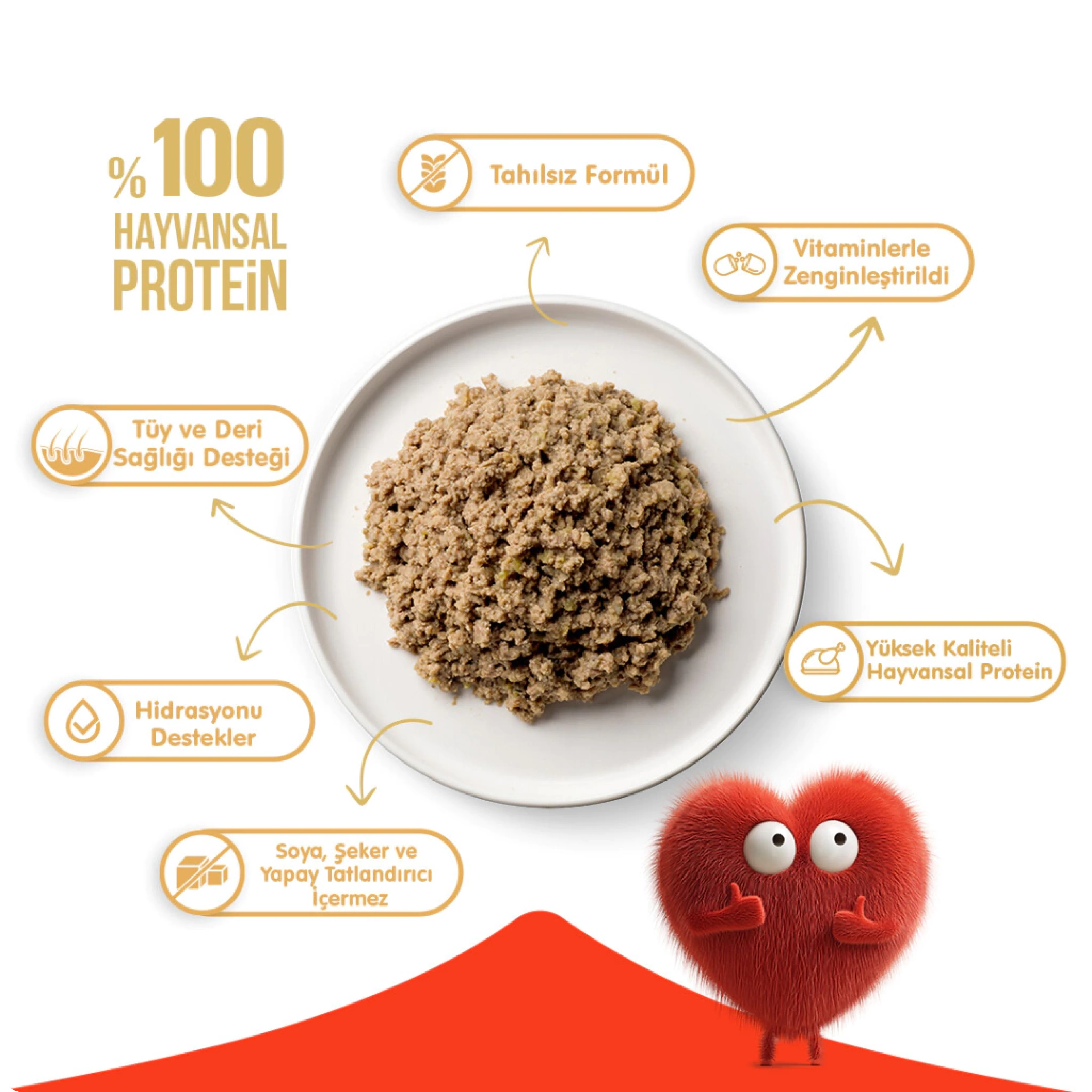 Wanpy Ton Balıklı Ezme Kedi Konservesi 375 gr