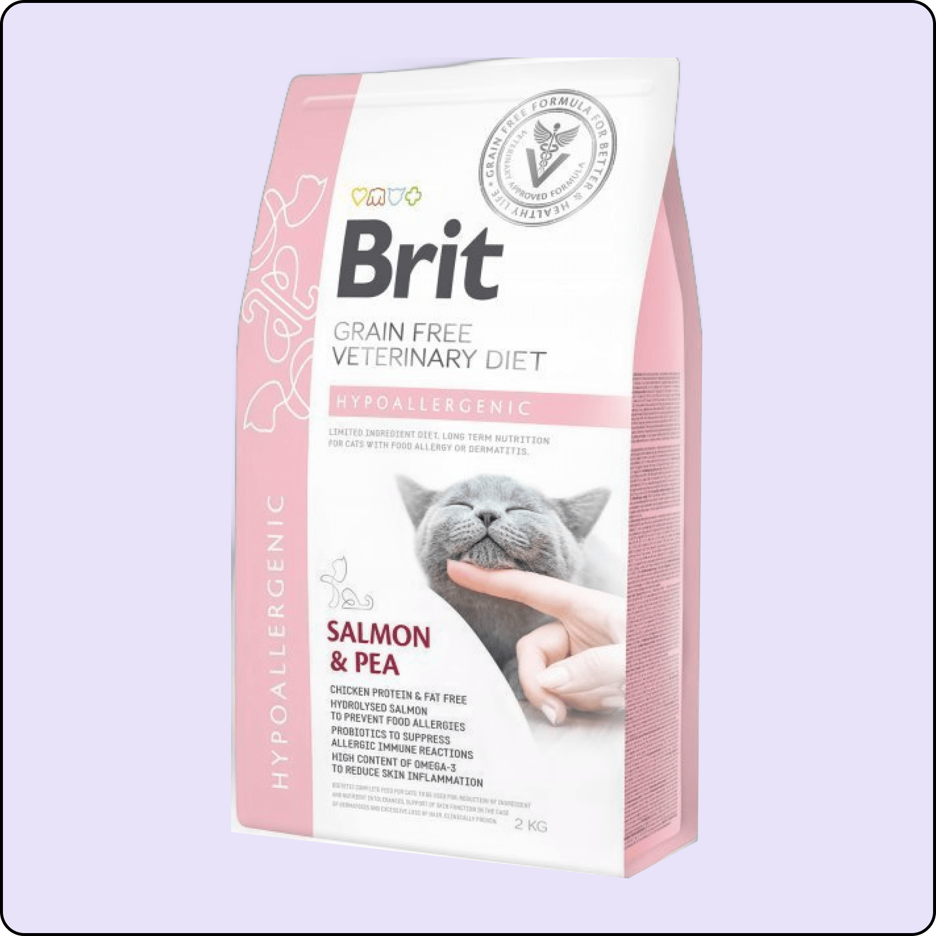 Brit Veterinary Diet Hypo-Allergenic Cilt Sağlığı Destekleyici Tahılsız Kedi Maması 2 kg