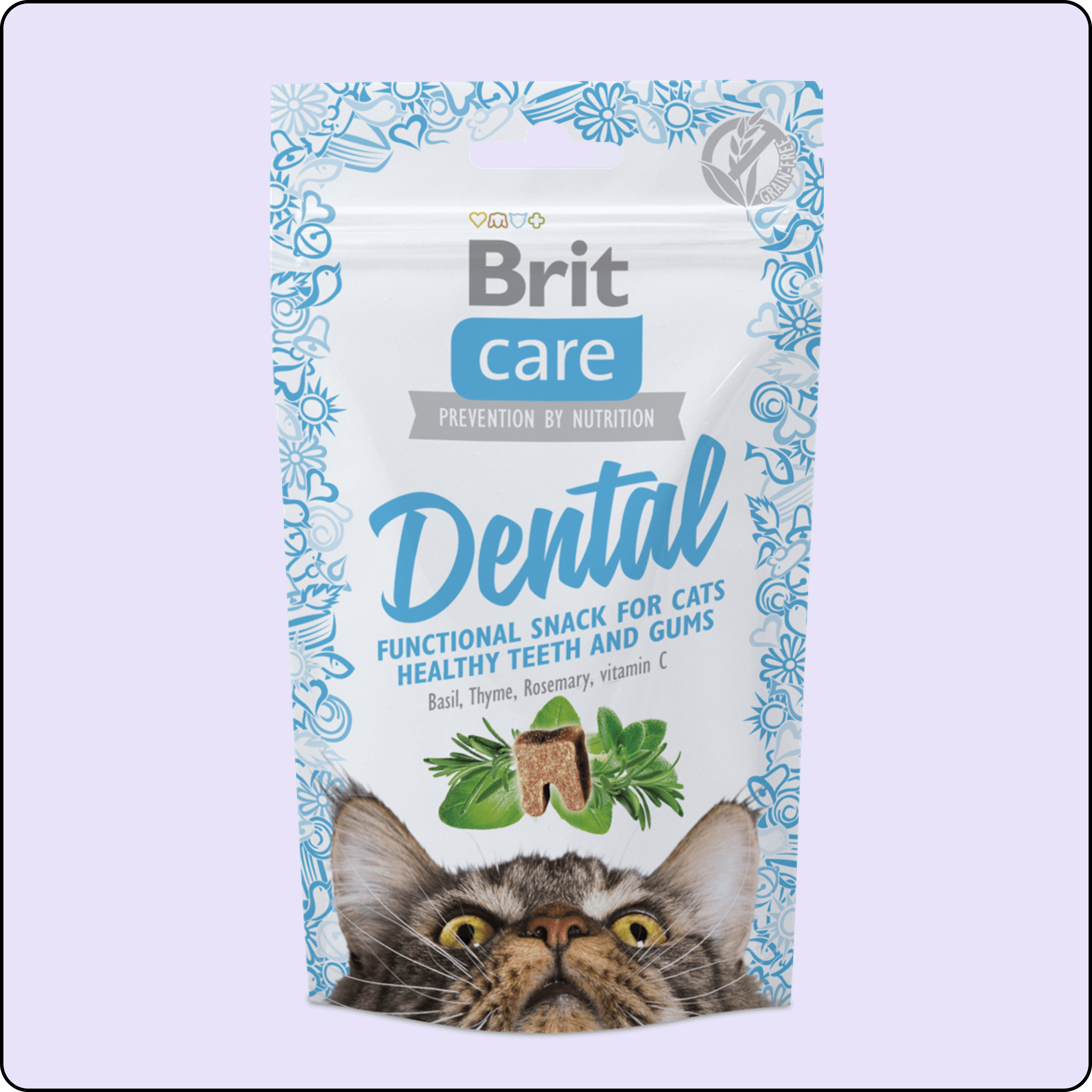 Brit Care Dental Diş Sağlığı için Tahılsız Kedi Ödül Maması 50 gr