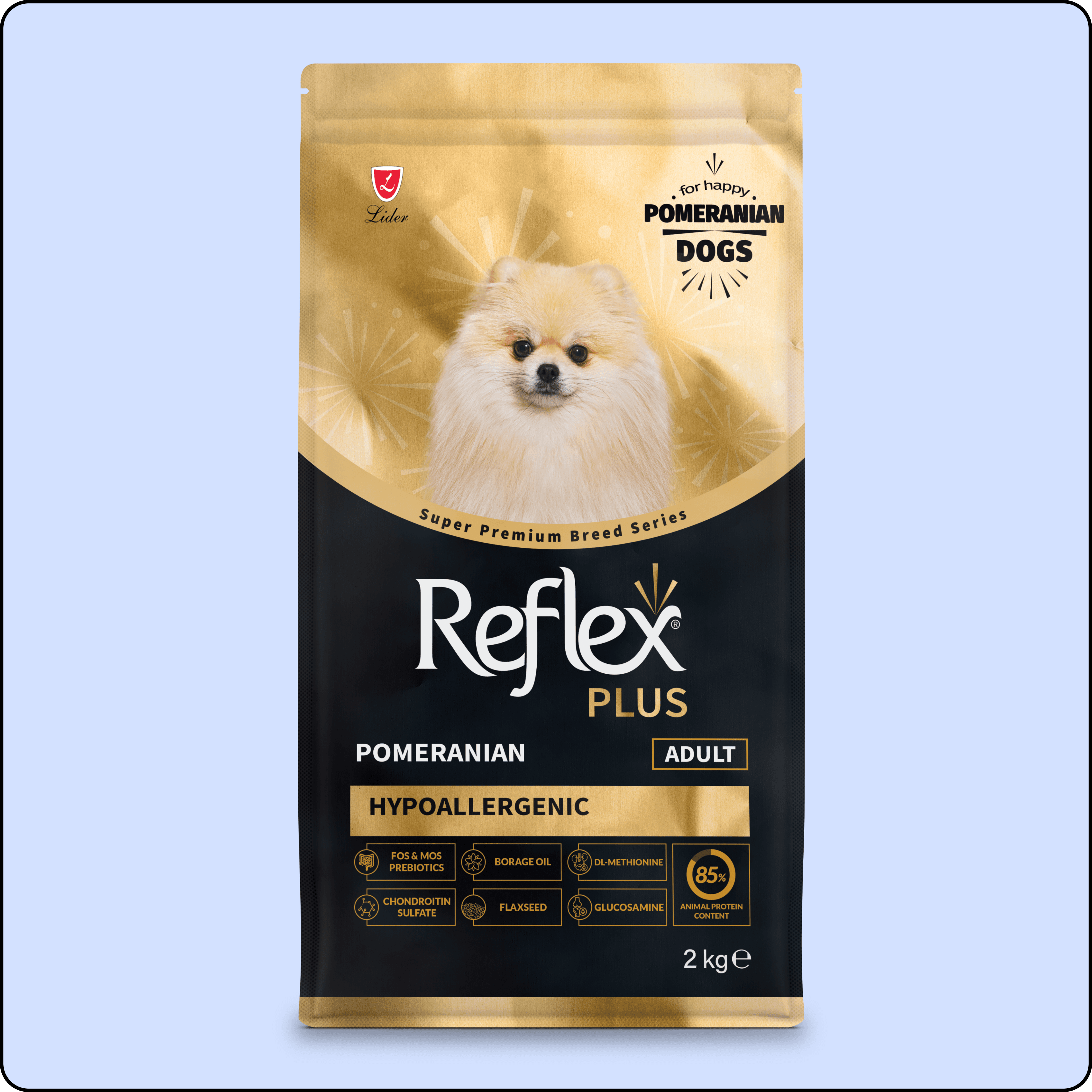 Reflex Plus Pomeranian Yetişkin Köpek Maması 2 kg