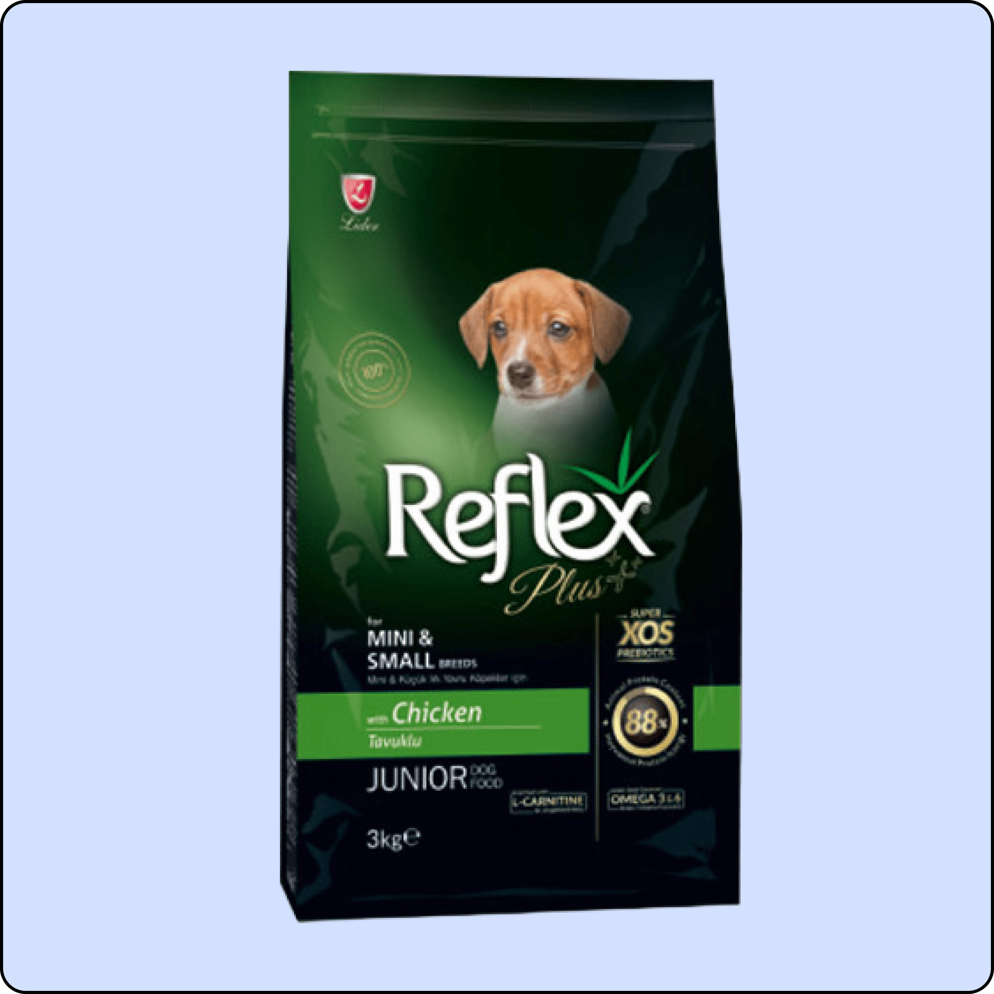 Reflex Plus Mini & Small Tavuk Küçük Irk Yavru Köpek Maması 3 Kg