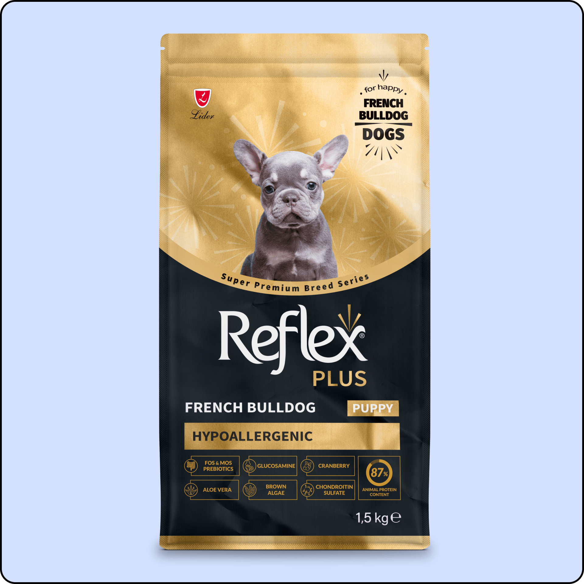 Reflex Plus Hipoalerjenik French Bulldog Yavru Köpek Maması 1,5 kg