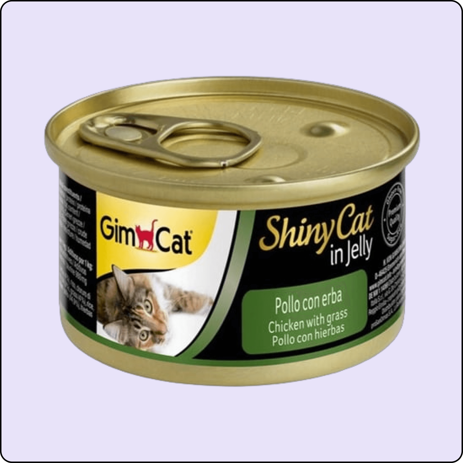 Gimcat ShinyCat İn Jelly Tavuklu ve Otlu Yetişkin Kedi Konservesi 70 gr 