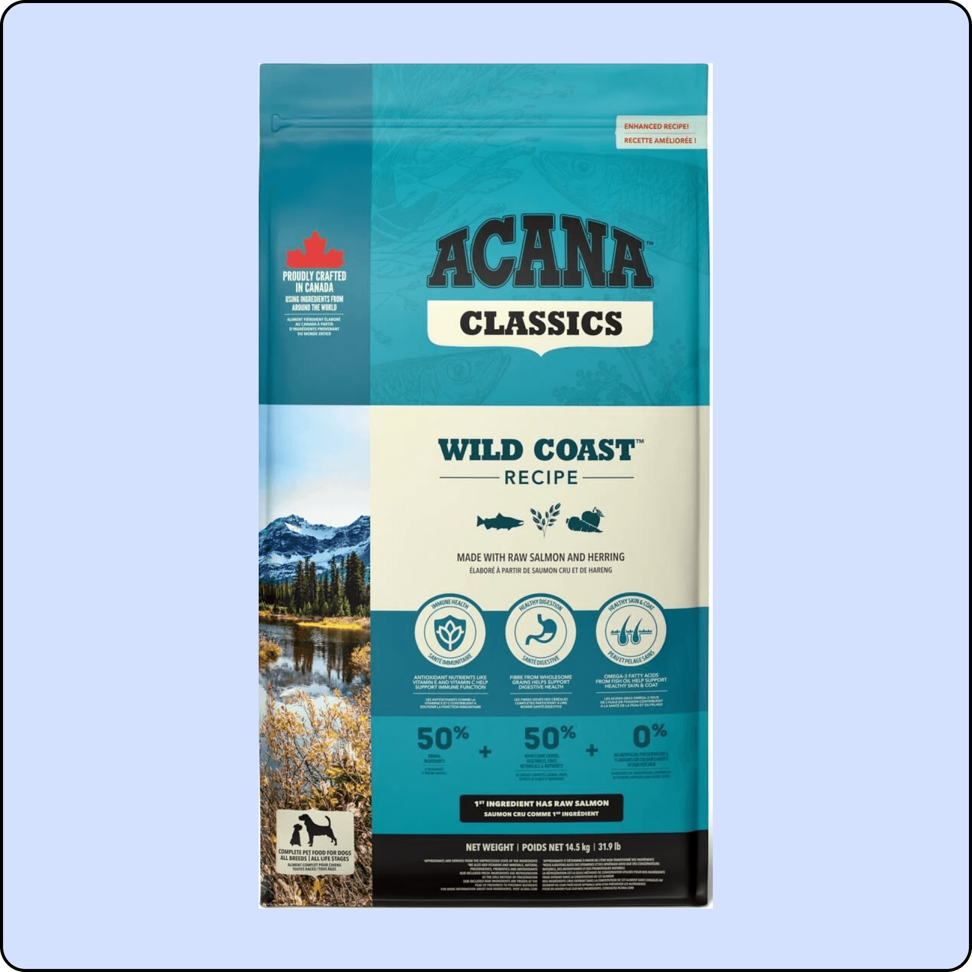 Acana Classics Wild Coast Balıklı Düşük Tahıllı Köpek Maması 14.5 kg