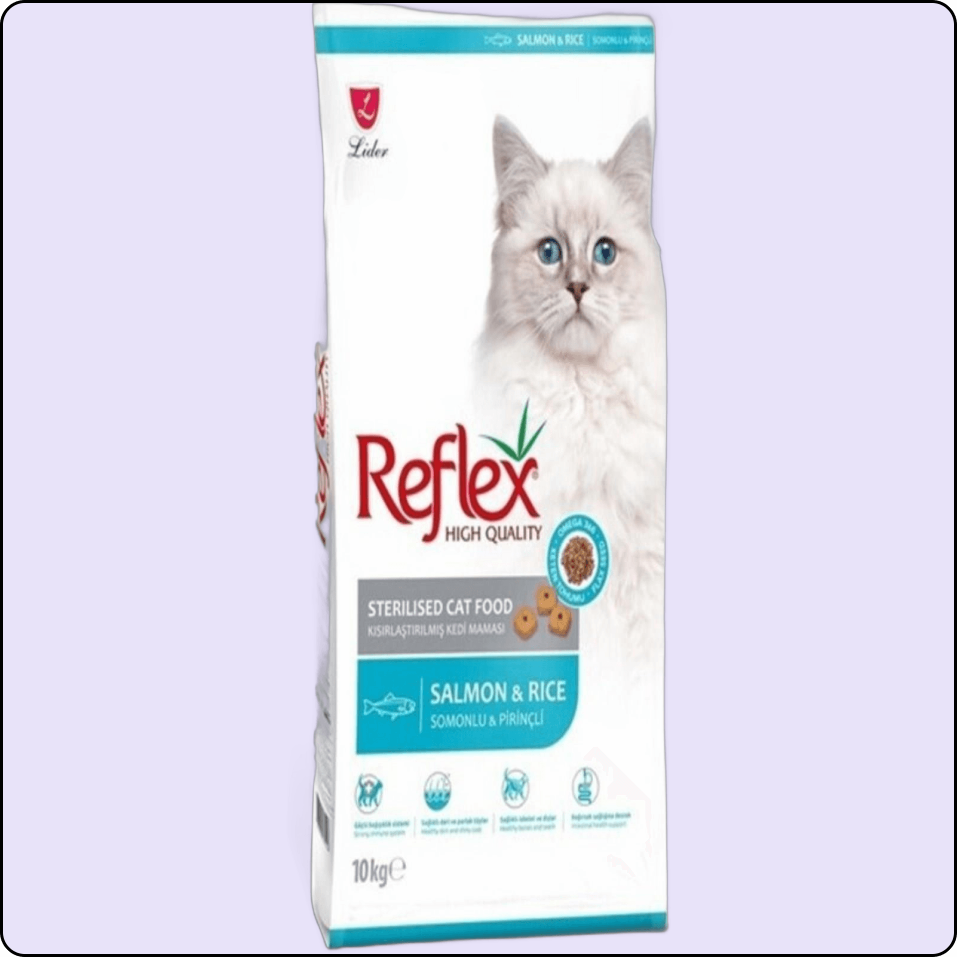 Reflex Somonlu ve Pirinçli Kısırlaştırılmış Kedi Maması 10 kg