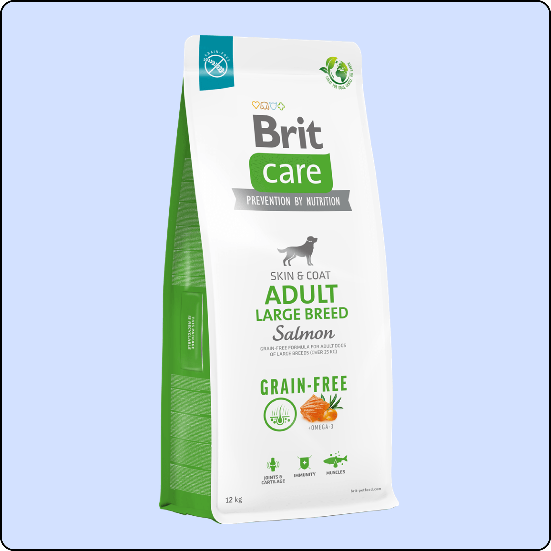 Brit Care Skin & Coat Somonlu Tahılsız Büyük Irk Yetişkin Köpek Maması 12 kg