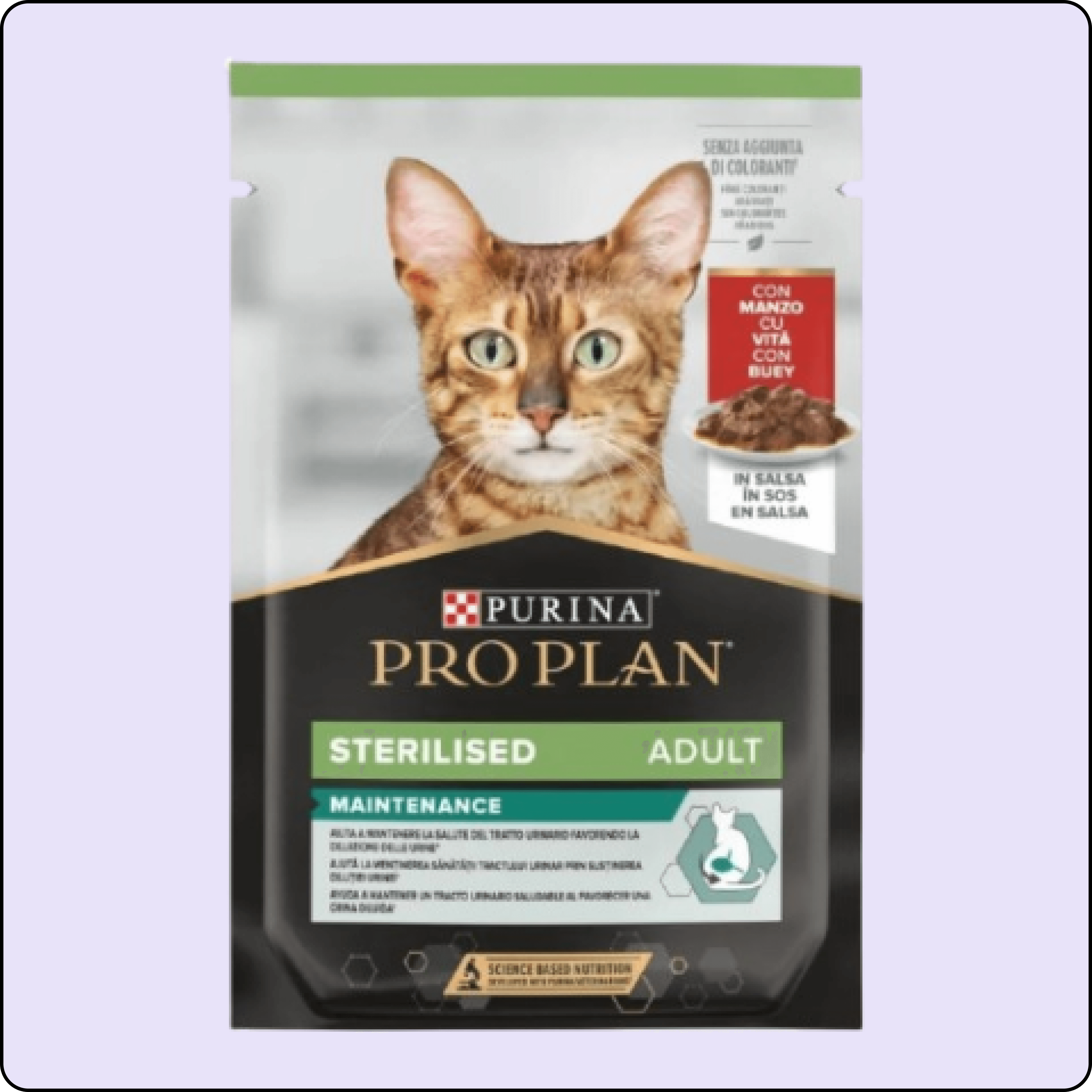 Pro Plan Pouch Sos İçinde Sığır Etli Kısırlaştırılmış Kedi Konservesi 85gr