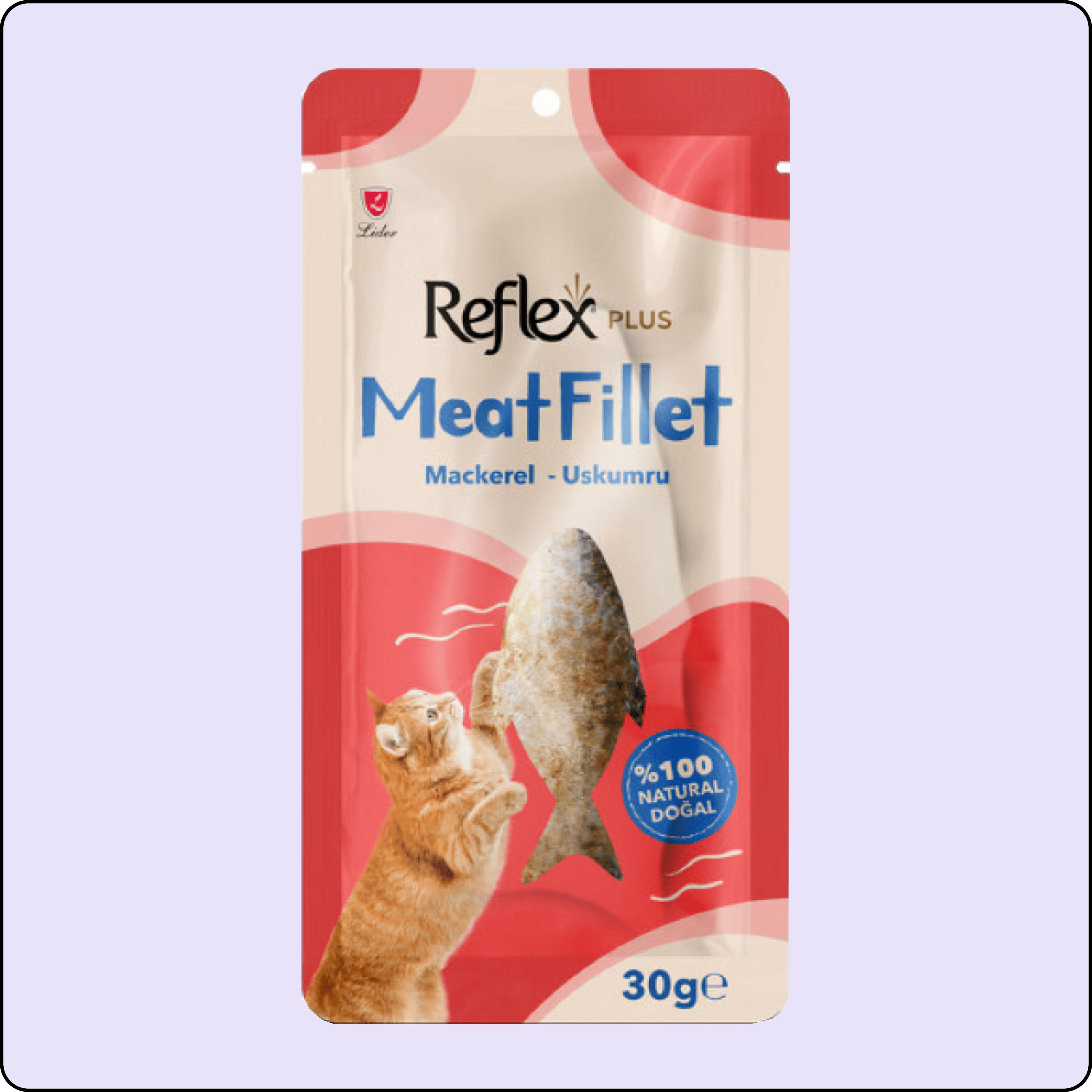 Reflex Plus Natural Uskumru Fileto Kedi Ödül Maması 30 gr