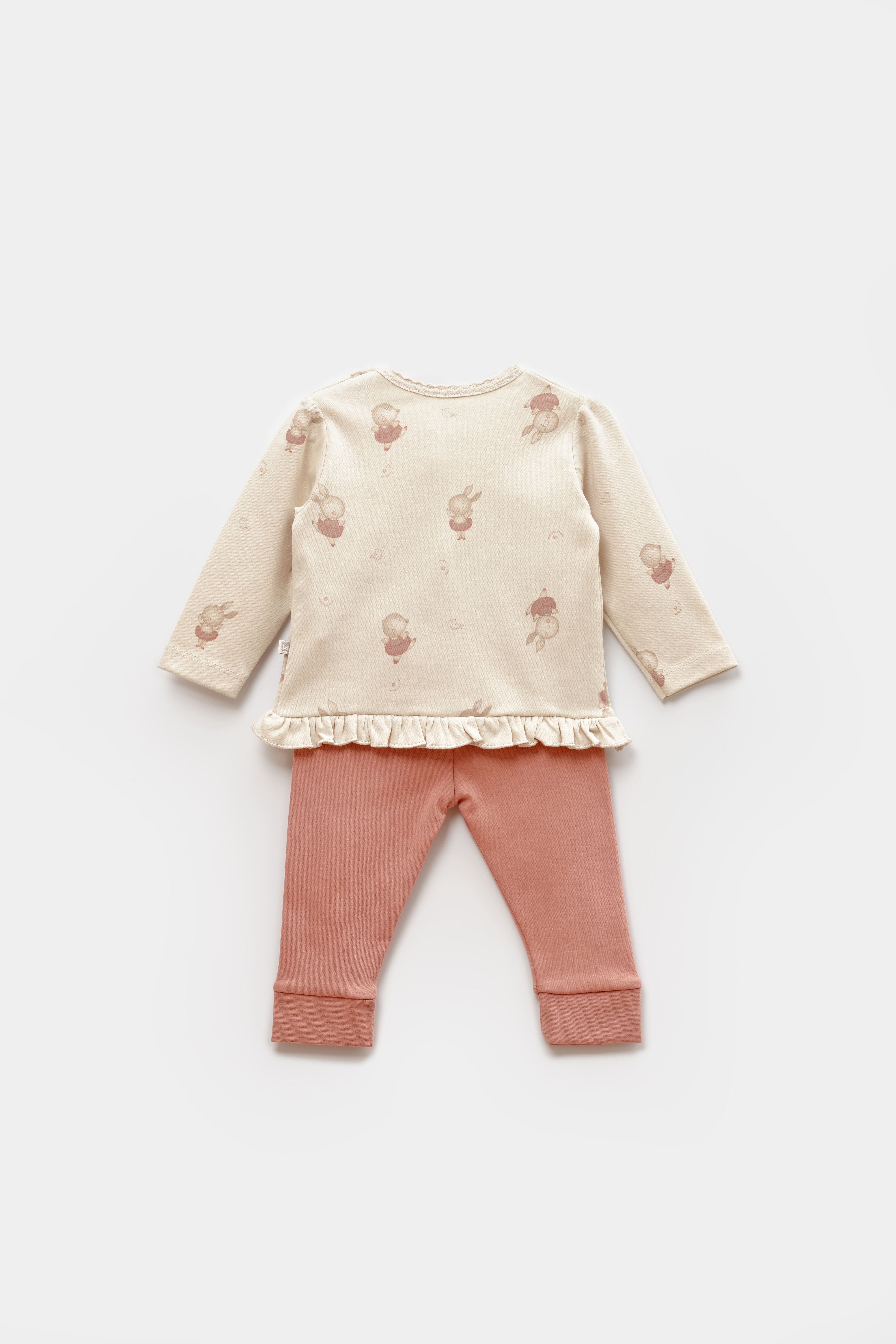 Organik Bebek Pijama Takımı Ballery Princess