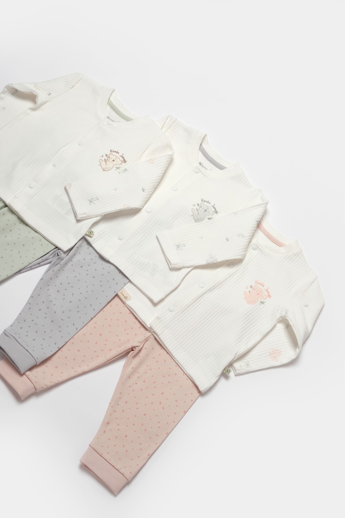 Organik Bebek Pijama Takımı Koala - GOTS Sertifikalı