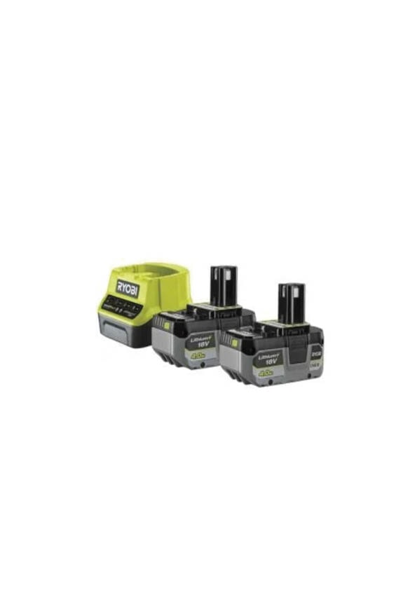 RYOBI 18V AKÜ ŞARJ CIHAZI PAKET 2X4.0 AH (RC18120-240X)