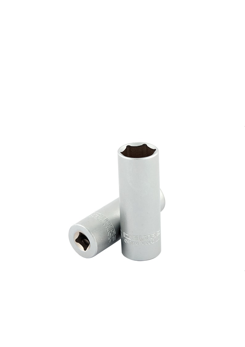 İZELTAŞ 1/4'' ALTI KÖŞE DERİN LOKMA ANAHTAR  8 mm  -1107 06 4008