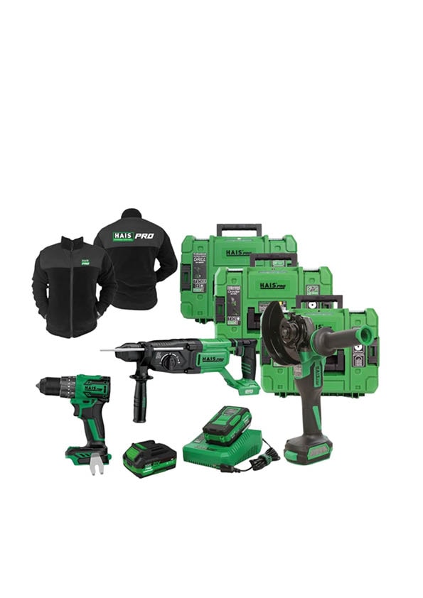 HAISPRO Profesyonel Akülü El Aletleri SET-3 (PROSET-3)