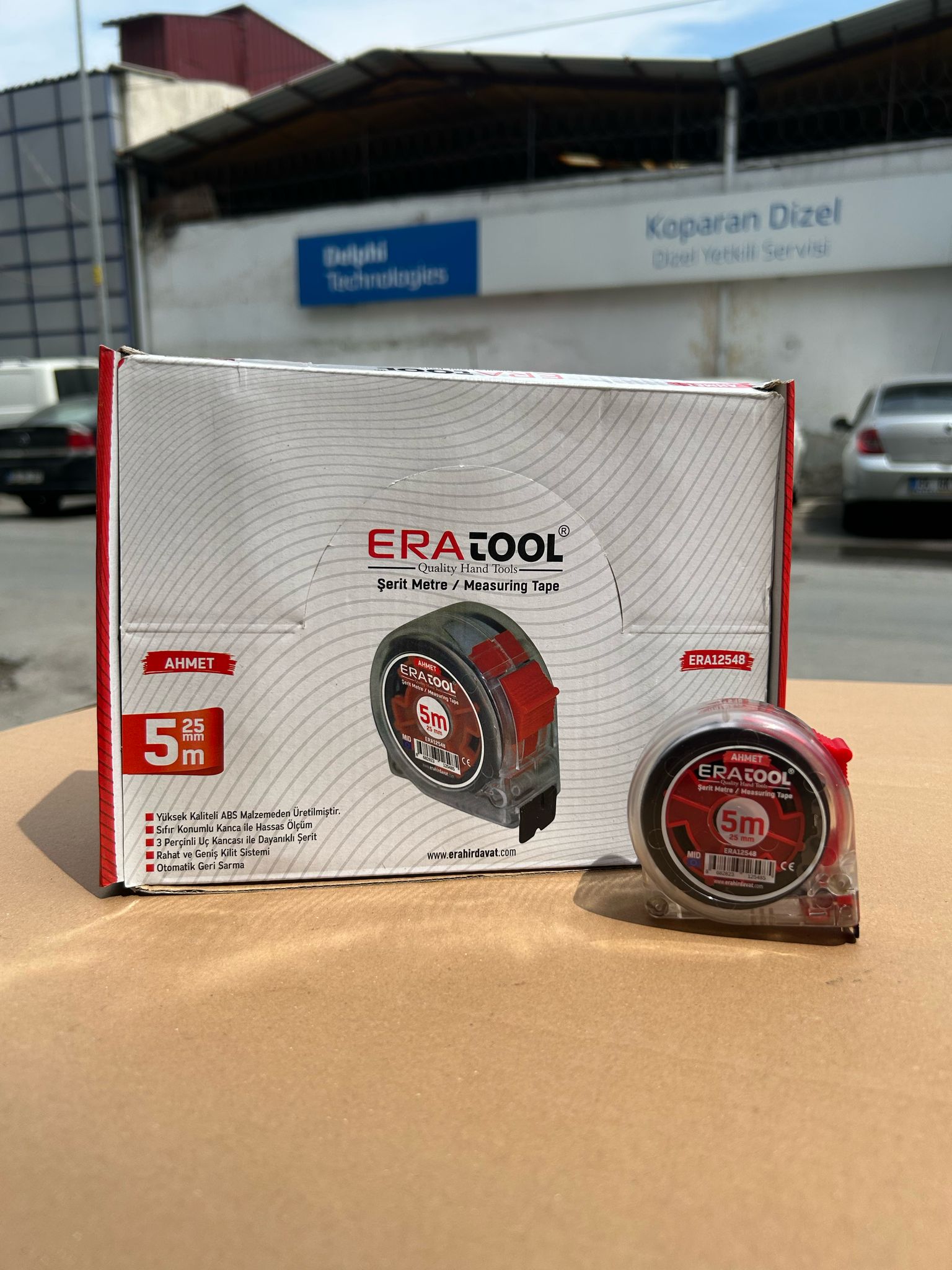 ERATTOL ŞEFFAF ŞERİT METRE 5X25