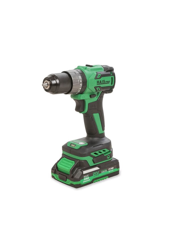 HAISPRO Profesyonel Vidalama Matkap 21 V 2.0 Ah Çift Akülü