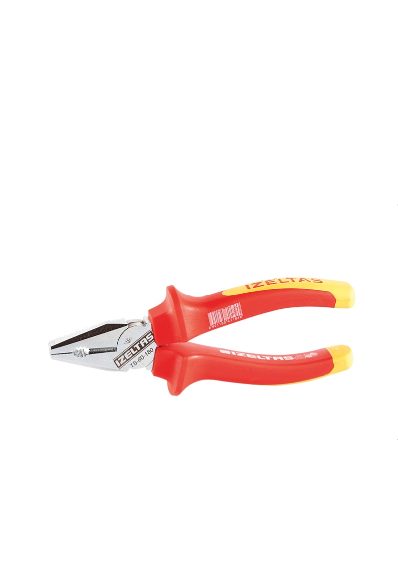 İZELTAŞ  1000V İZOLELİ ELEKTİRİKÇİ KOMBİNE PENSE 200 mm - 3020 12 6200