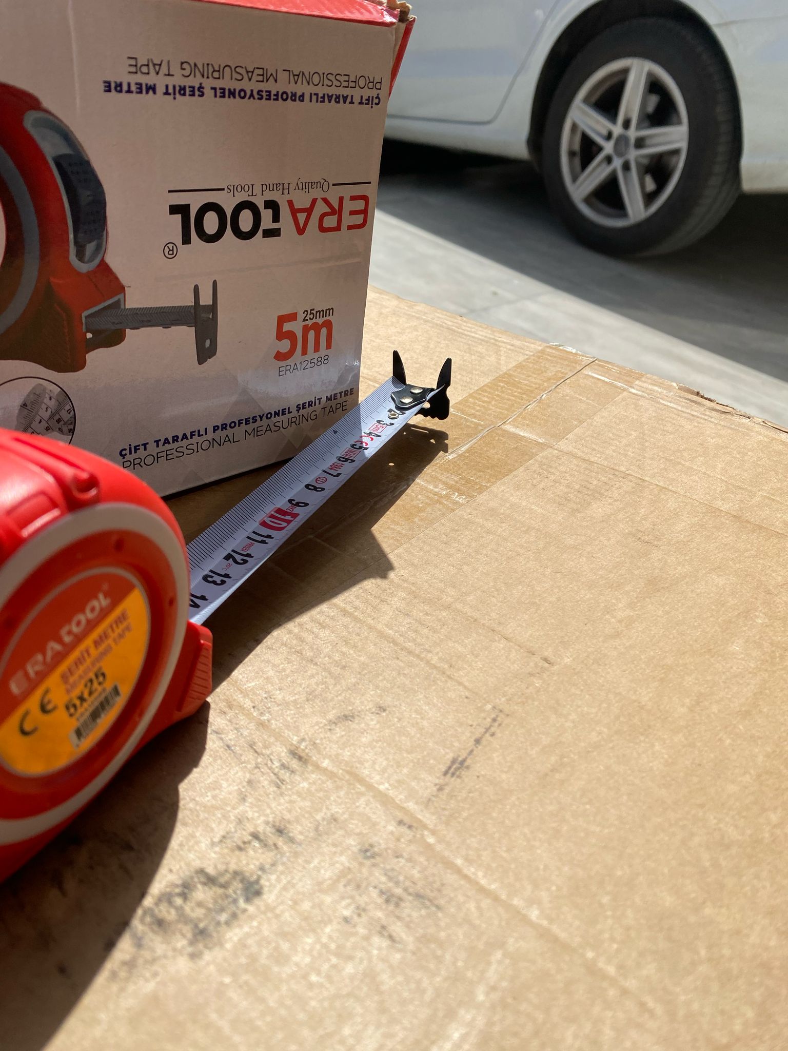ERATOOL ŞERİT METRE ÇİFT YÖNLÜ 5X25