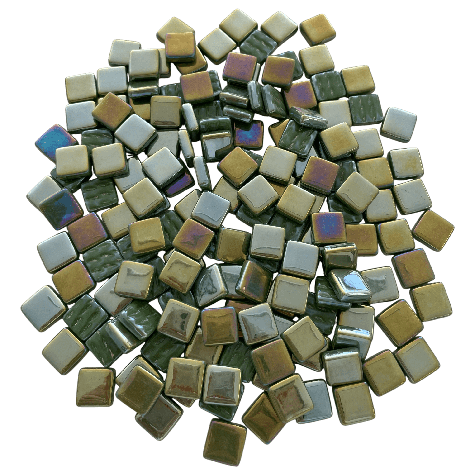 12x12mm Yansımalı Cam Mozaik (200gr) - CM176