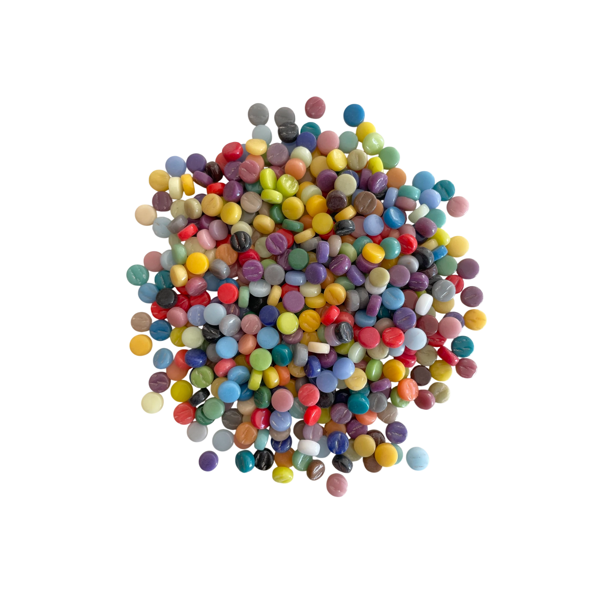 Karışık Cam Mozaik- 8mm çap - 200 gram