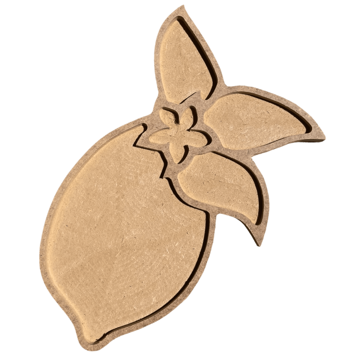 Limon Dalı Ahşap Baz - 16cmx25cm