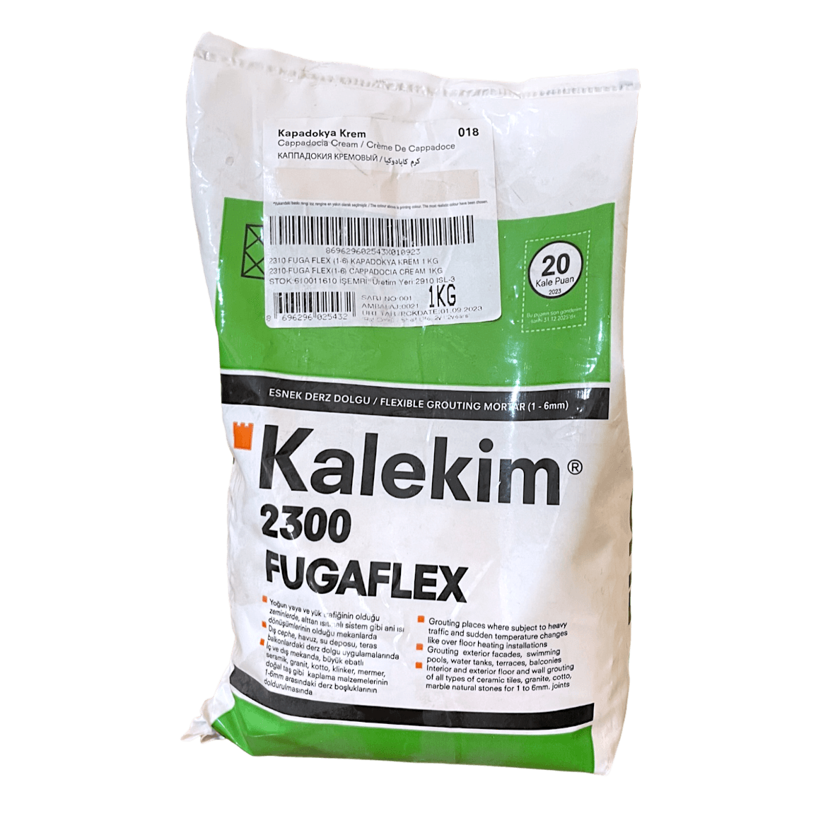 Fugalex Derz Dolgusu (1kg) - Kapadokya Krem