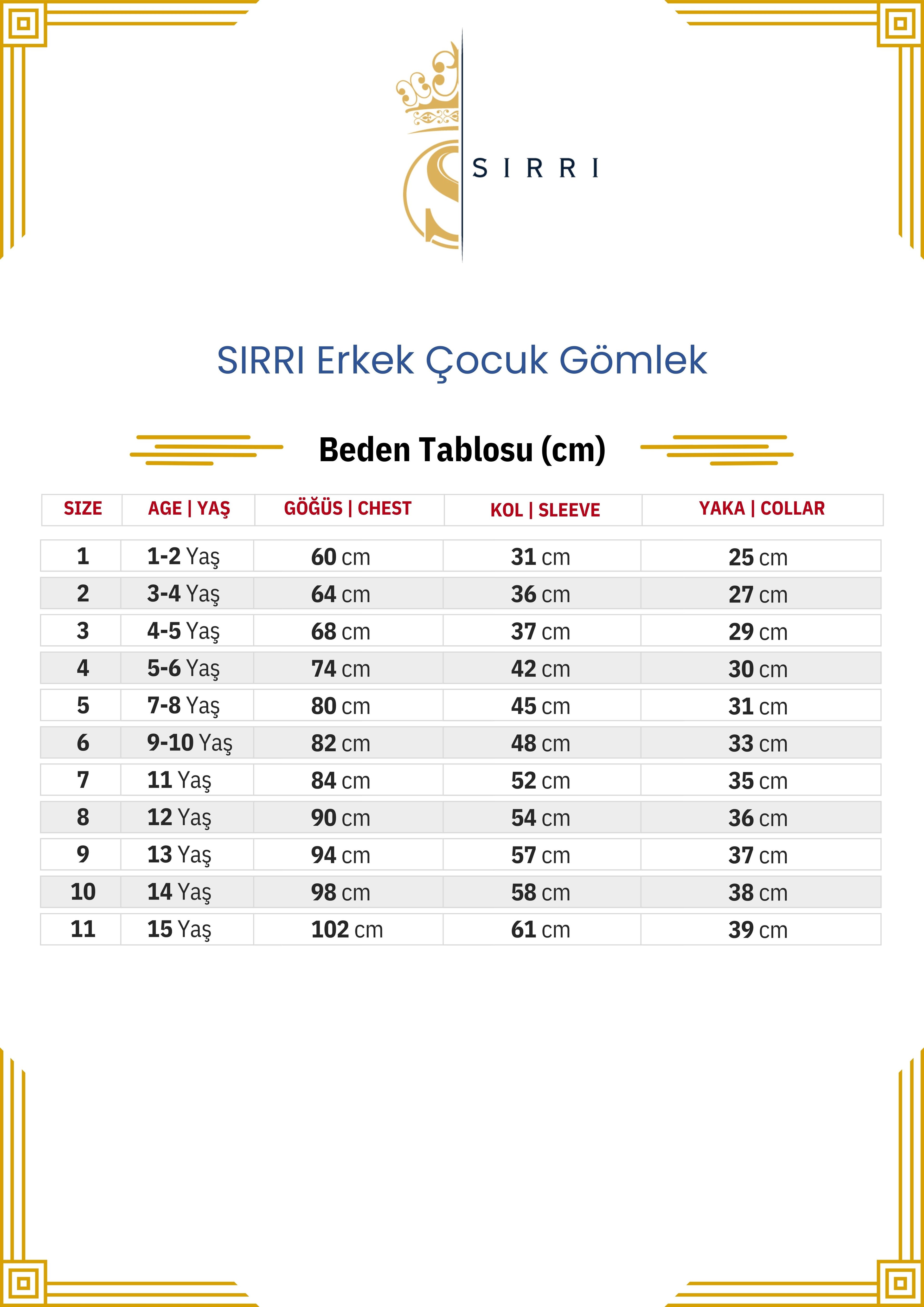 Erkek Çocuk Düz Yaka Klasik Beyaz Gömlek - Beyaz