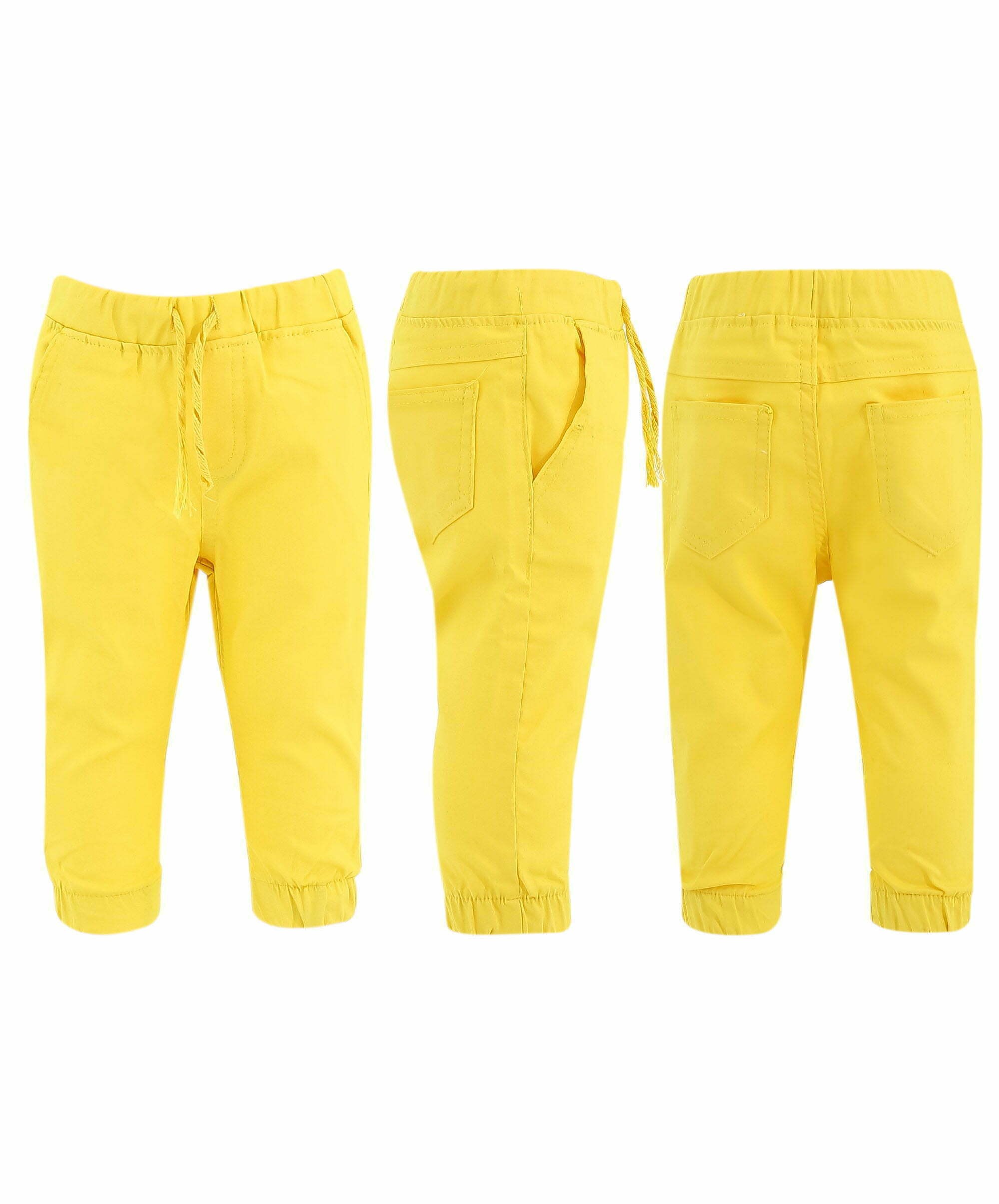 Erkek Çocuk 0-6 Yaş Chino Pantolon - Sarı