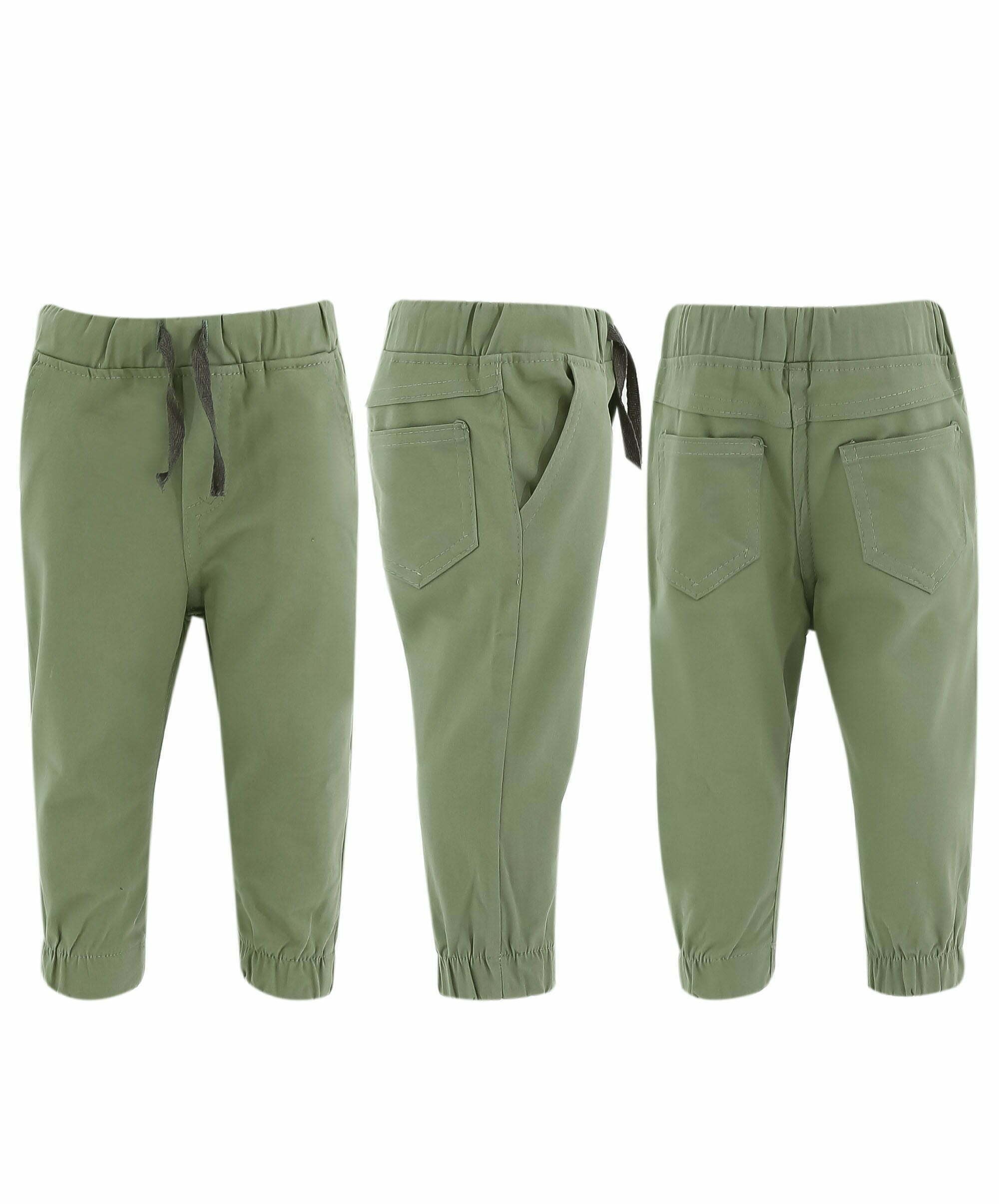 Erkek Çocuk 0-6 Yaş Chino Pantolon - Yeşil