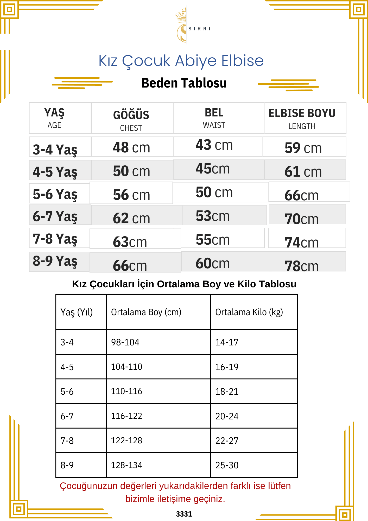 Kız Çocuk Organze Premium Abiye Elbise 3 Parça (3-9 Yaş) 