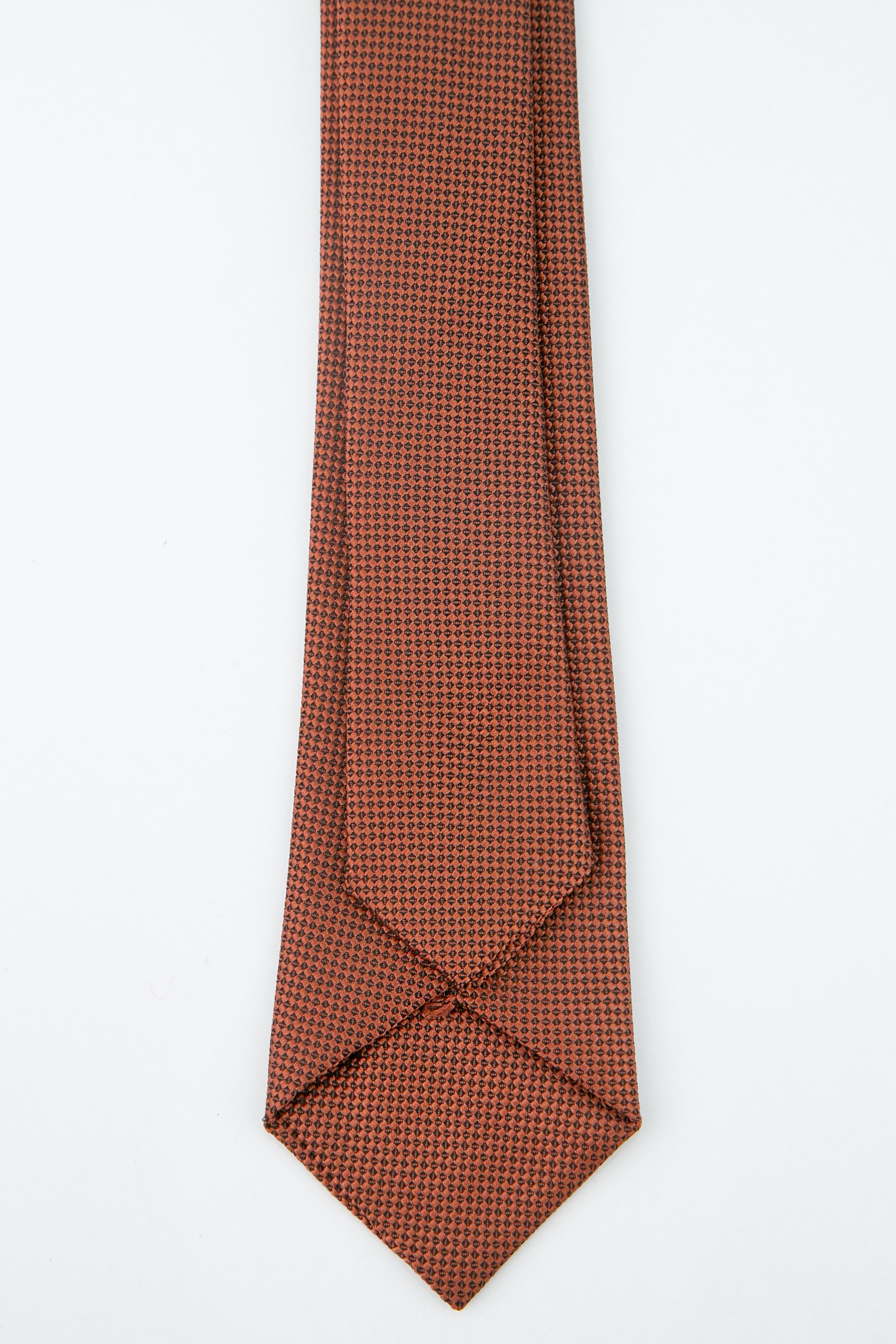 Erkek Çocuk İçin Zarif Slim Kravat - 2-13 Yaş- 5cmx110cm - Kiremit