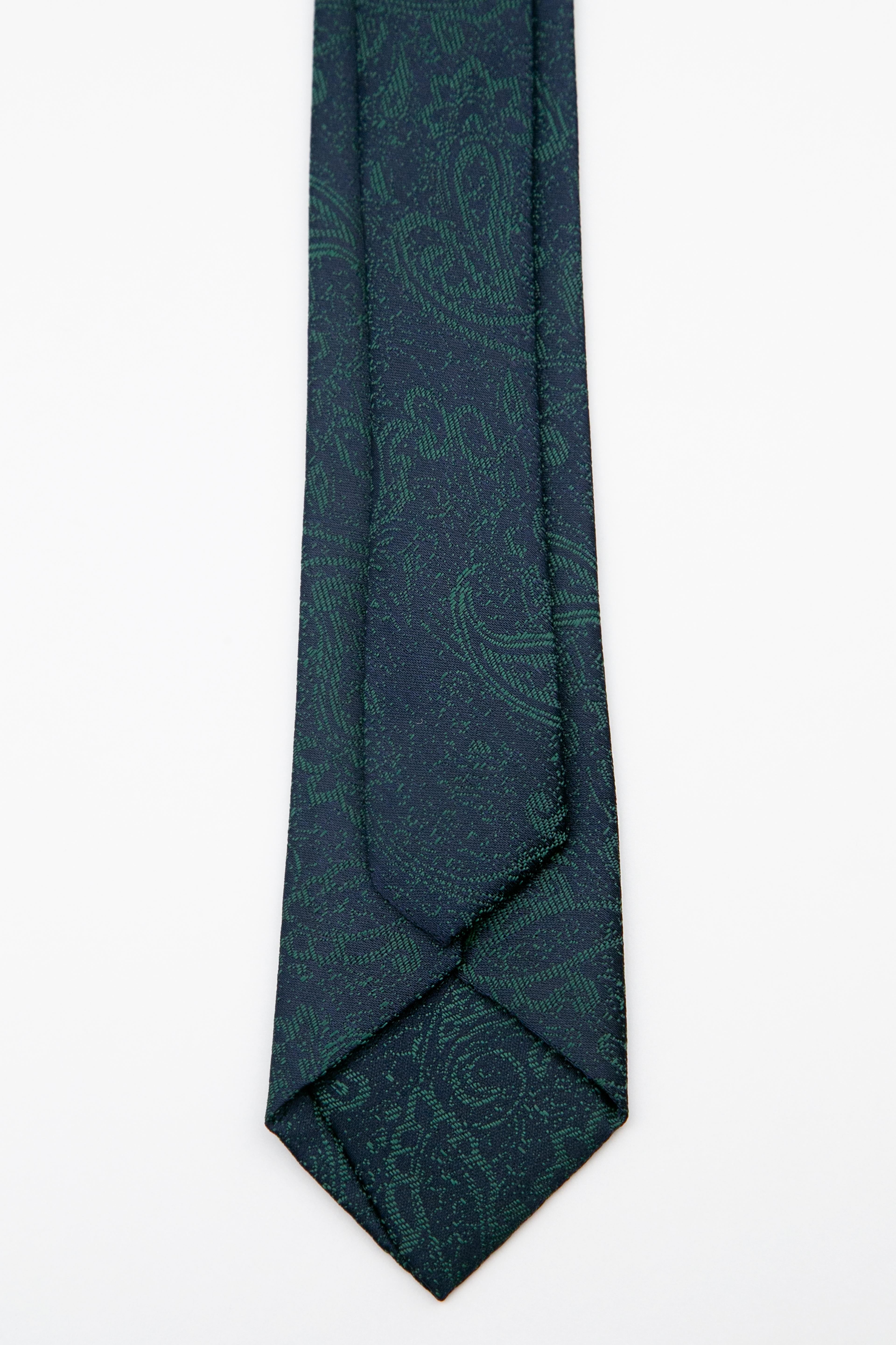Erkek Çocuk Kravat ve Mendil Seti – Desenli, Klasik ve Modern Tarz – 2-13 Yaş – 110x5cm - Yeşil
