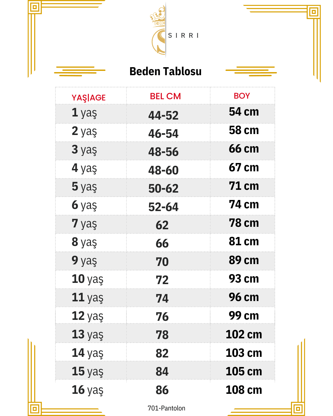 Erkek Çocuk Klasik Siyah Kumaş Pantolon