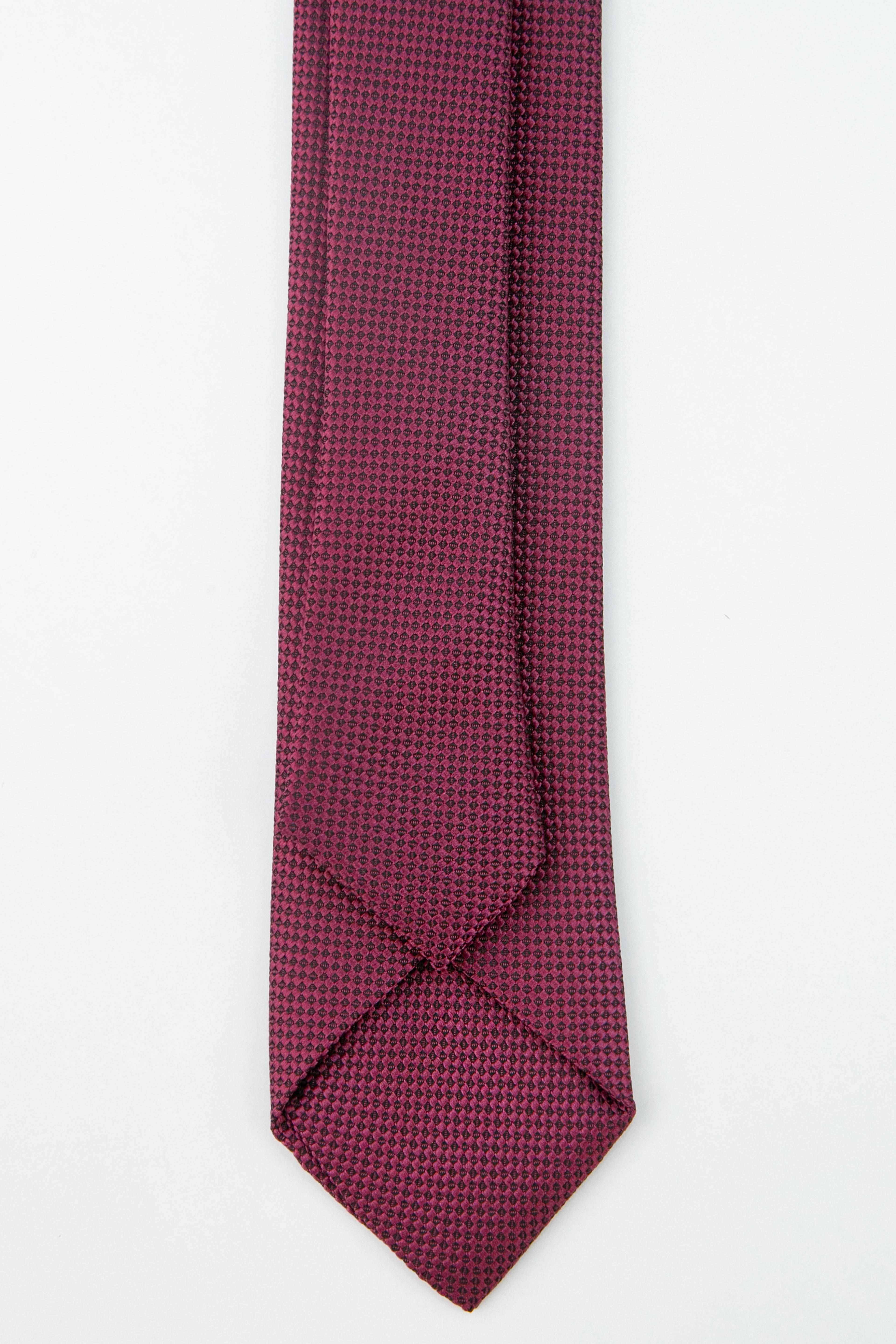 Erkek Çocuk İçin Zarif Slim Kravat - 2-13 Yaş- 5cmx110cm - Mürdüm