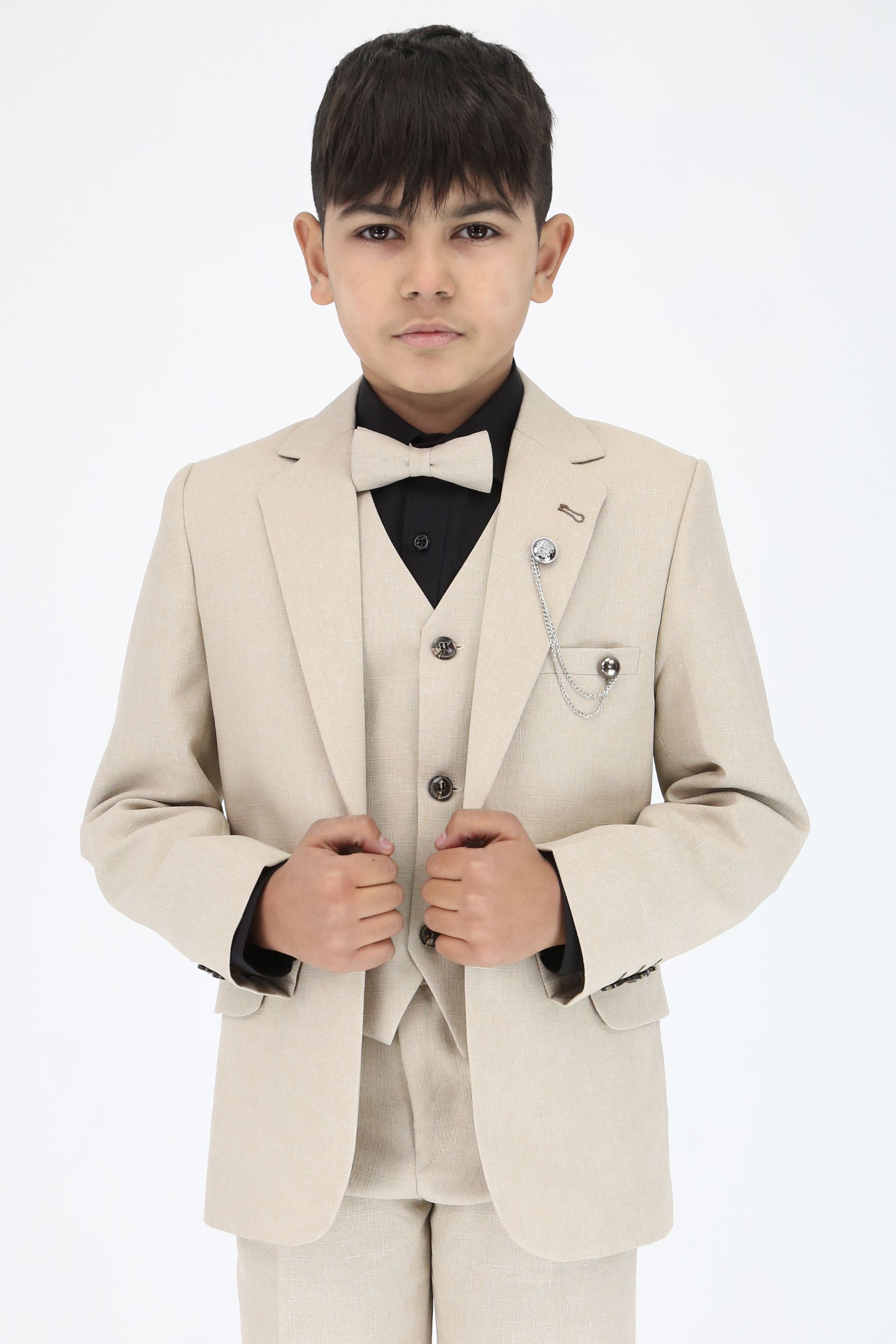 Erkek Çocuk Klasik 4 Parça Takım Elbise