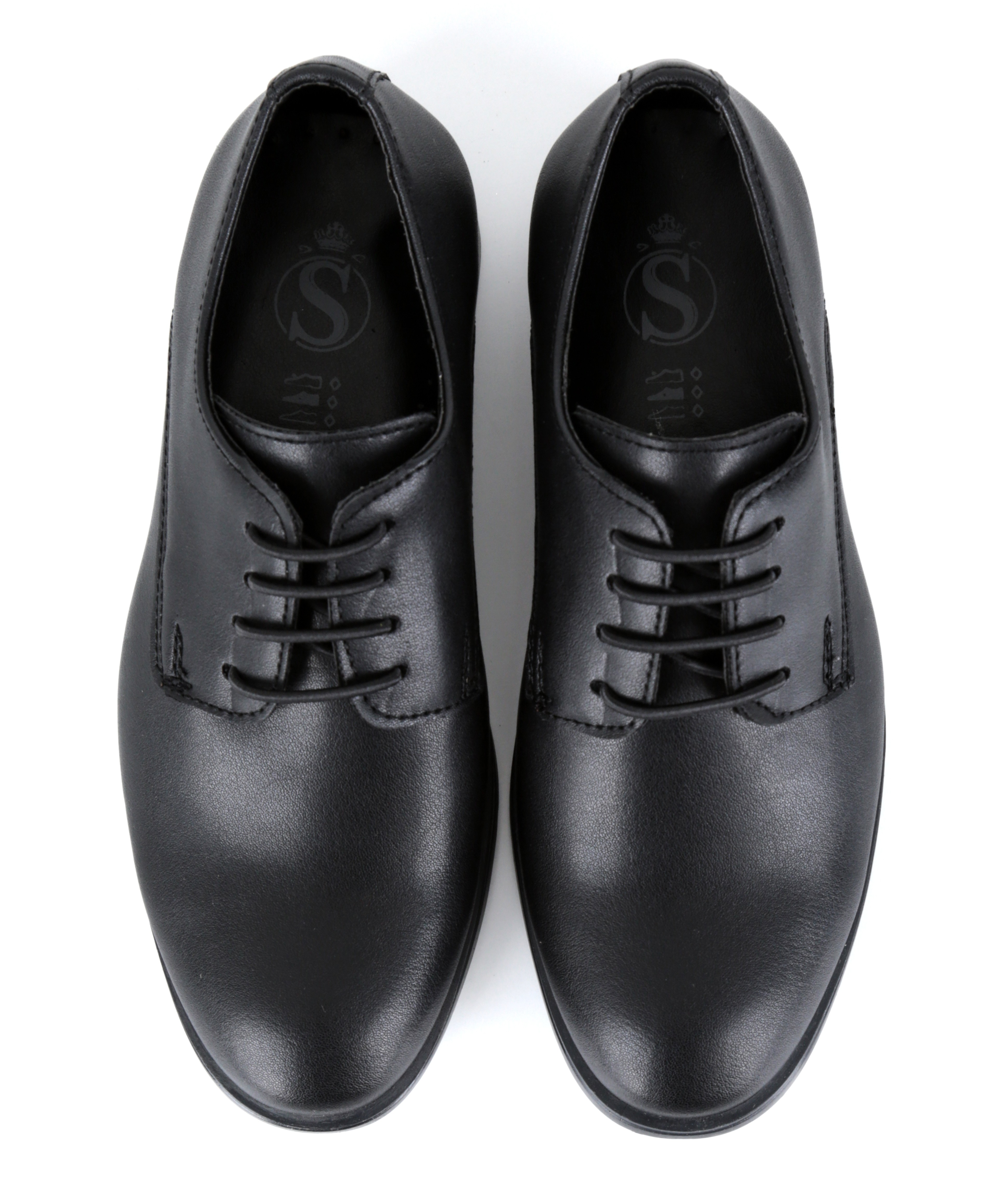 Erkek Çocuk Siyah Mat Klasik Oxford Ayakkabı