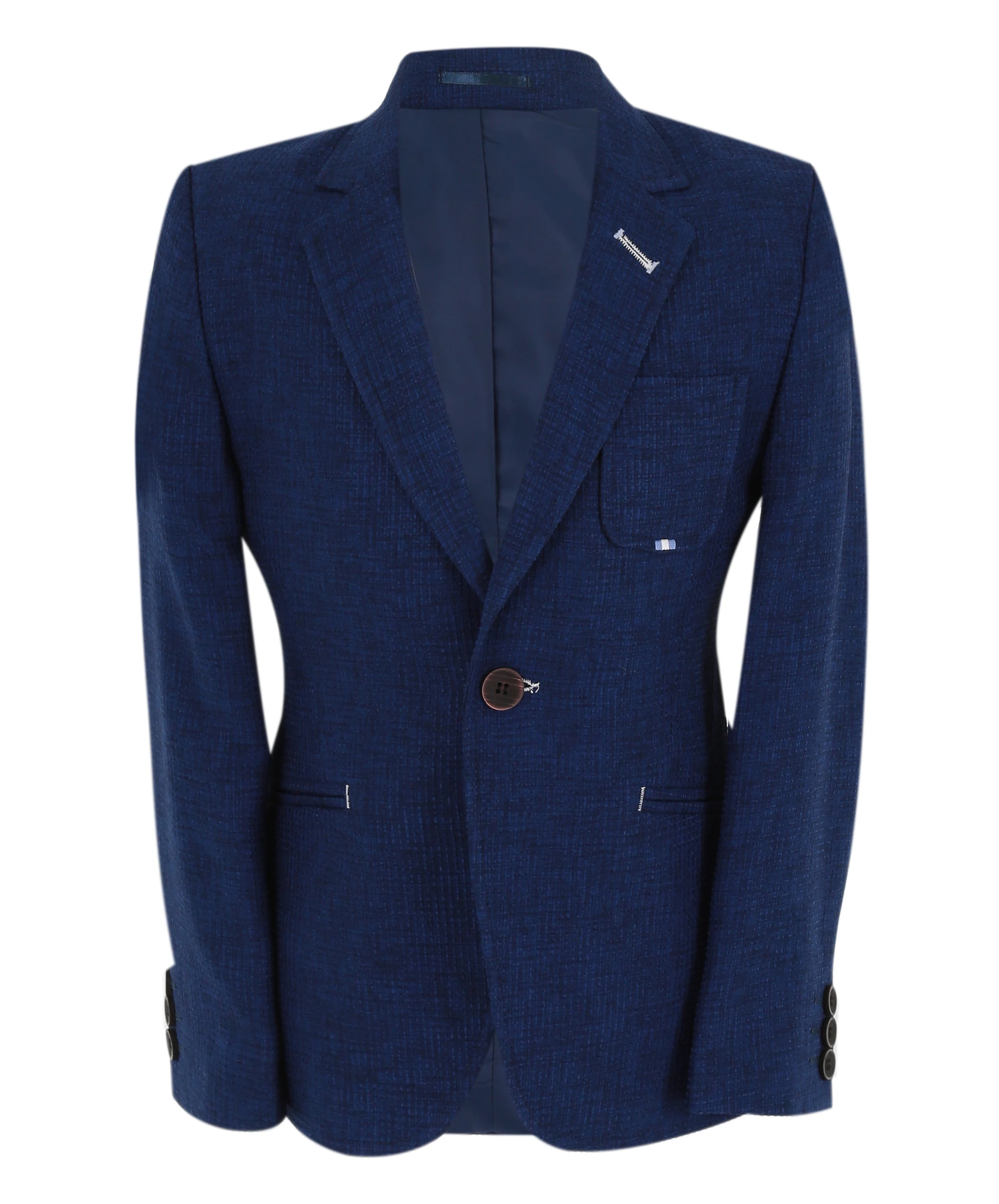 Erkek Çocuk Kumaş Tek Spor Ceket - Lacivert