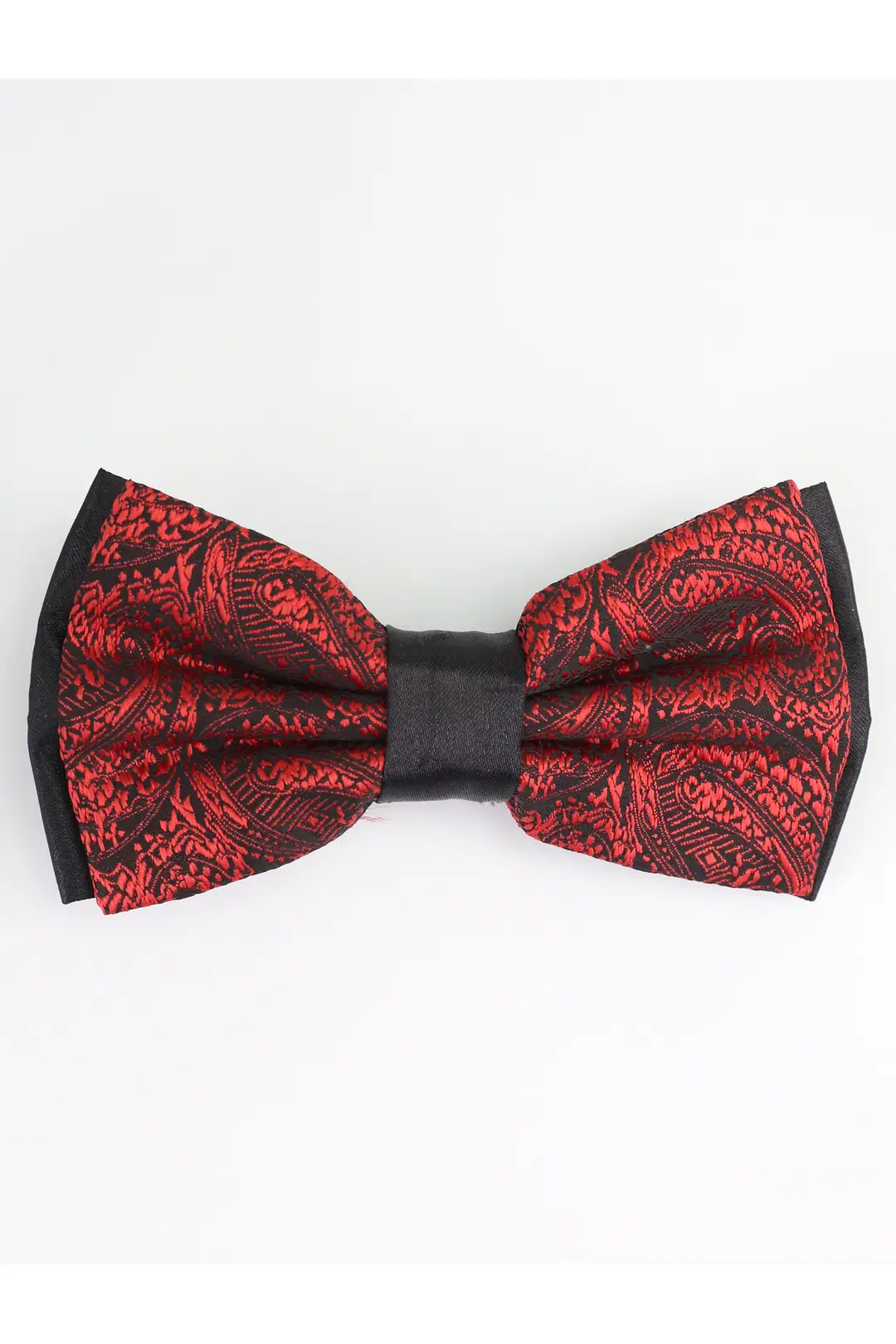 Şal Desen Papyon 10cm x 6 cm Bordo