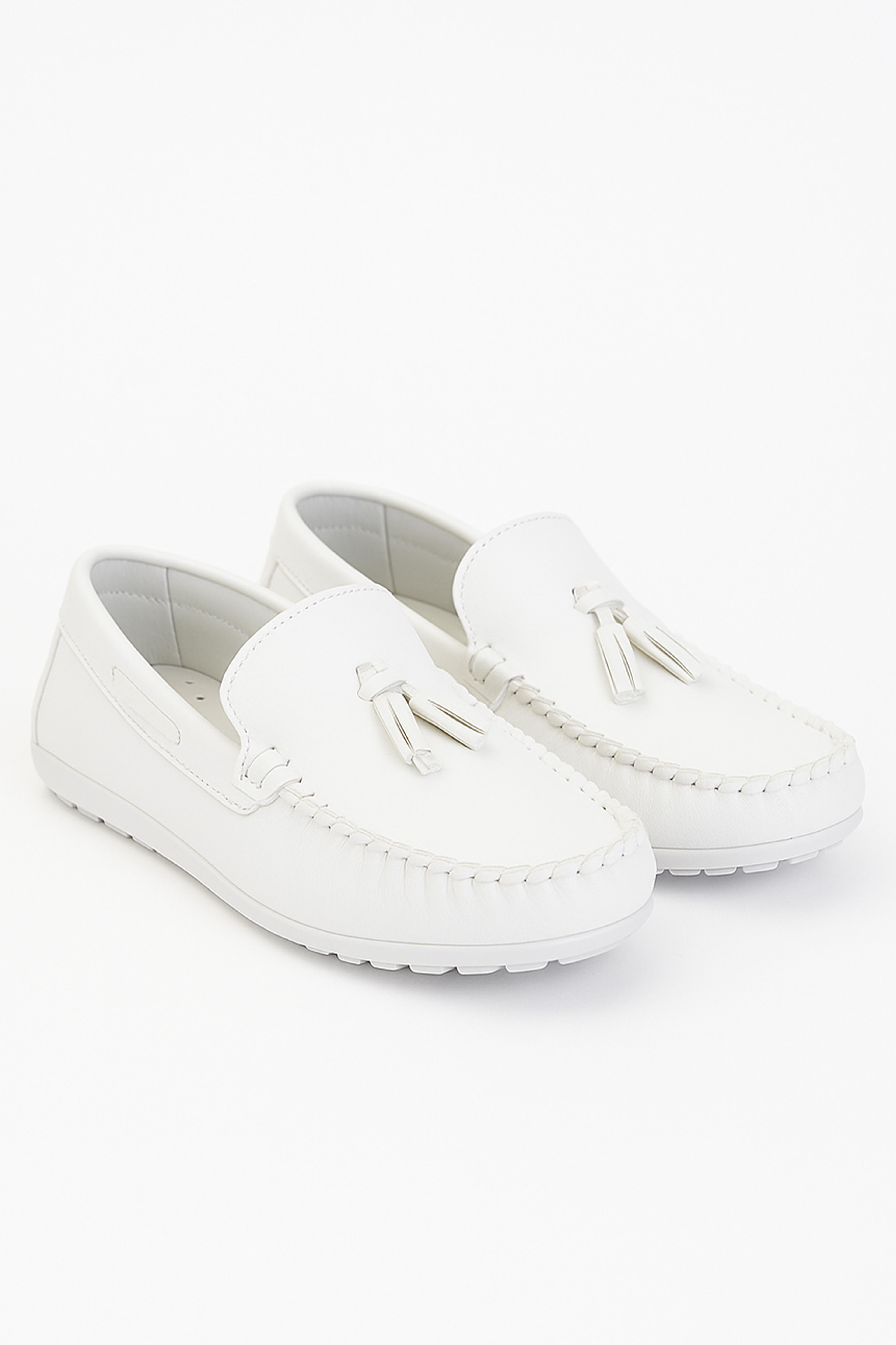 Erkek Çocuk Babylon Loafer Ayakkabı - Beyaz