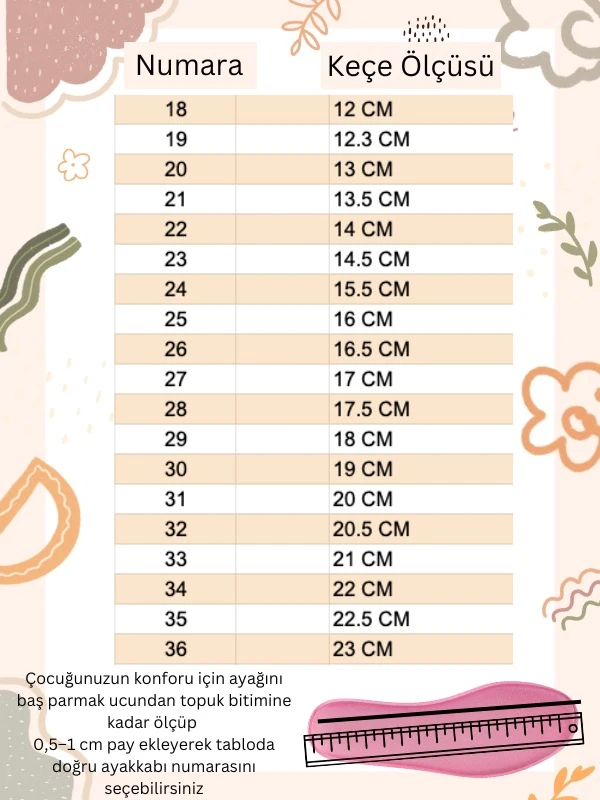 Kız Çocuk Fiyonklu Krem Ayakkabı