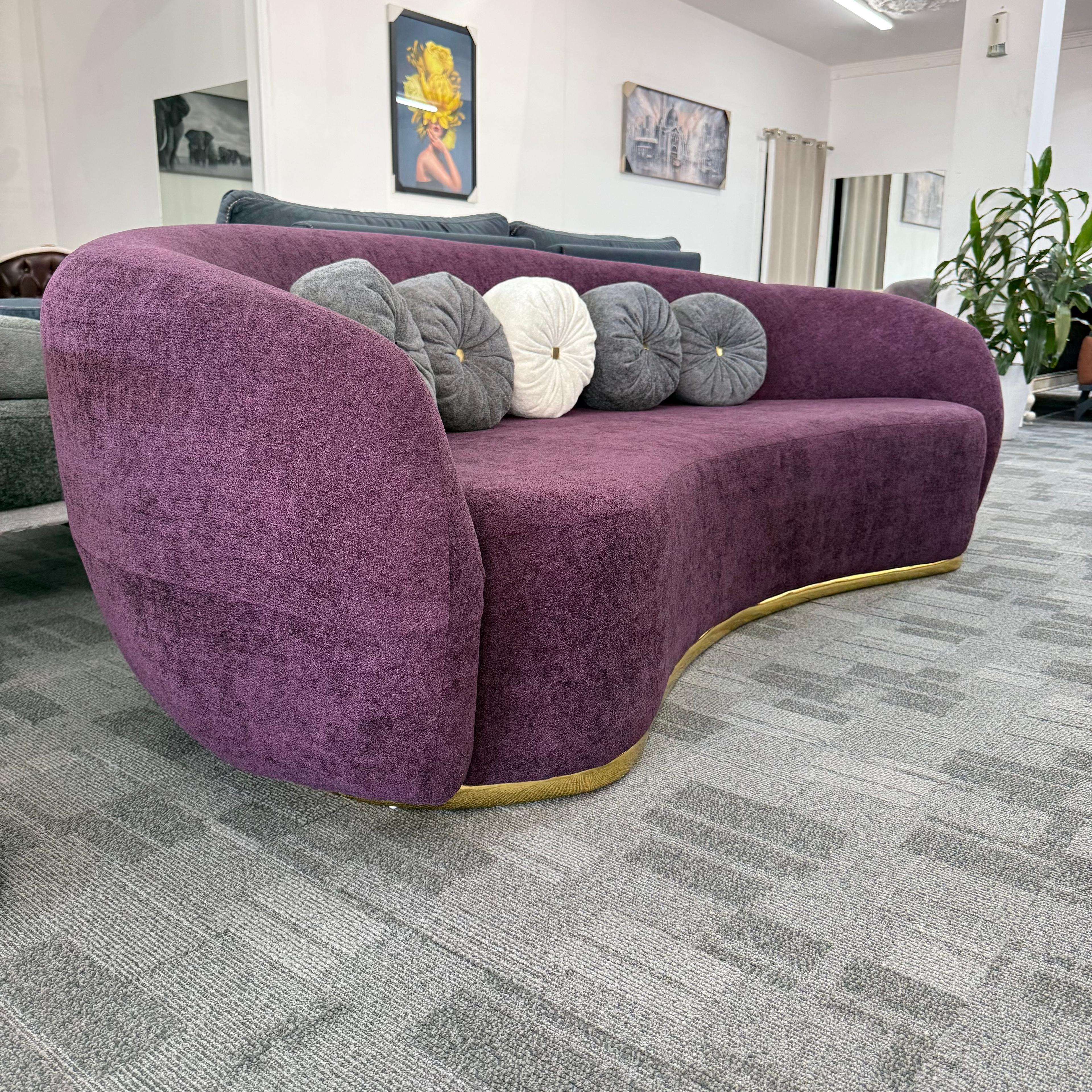 Oyster-Curved Sofa Set