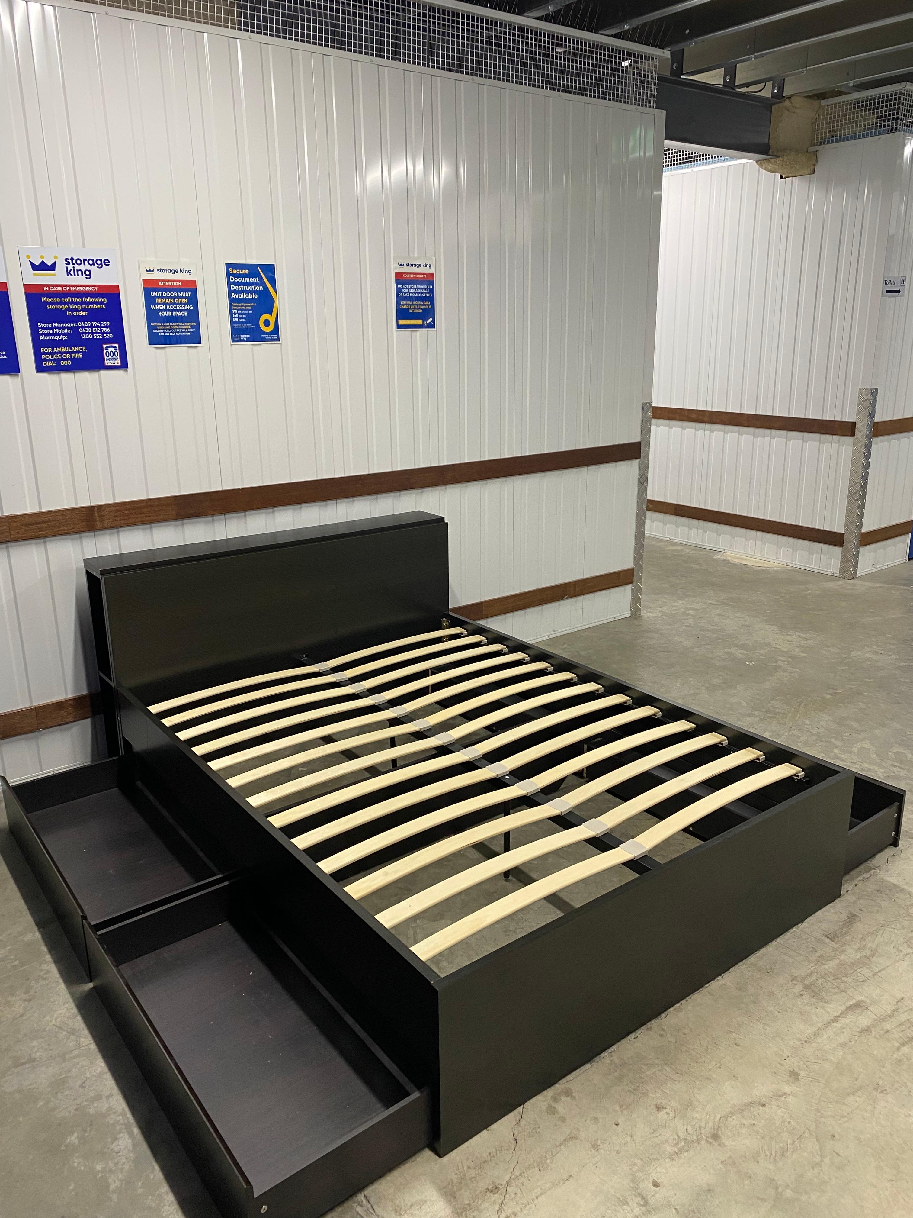 Double Bed Frame With Drawers