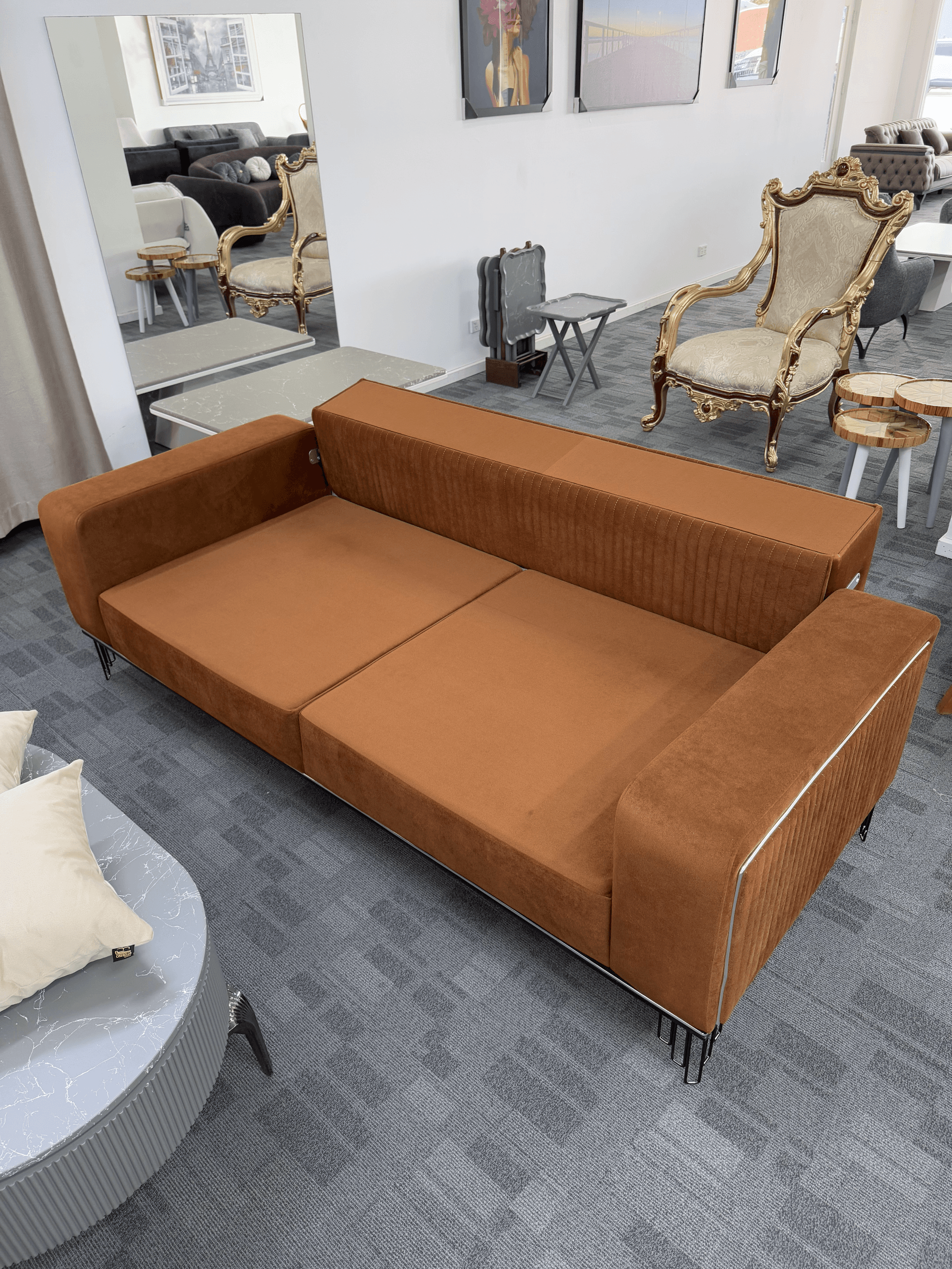 The Gold Sofa Set, Sofa Bed Set
