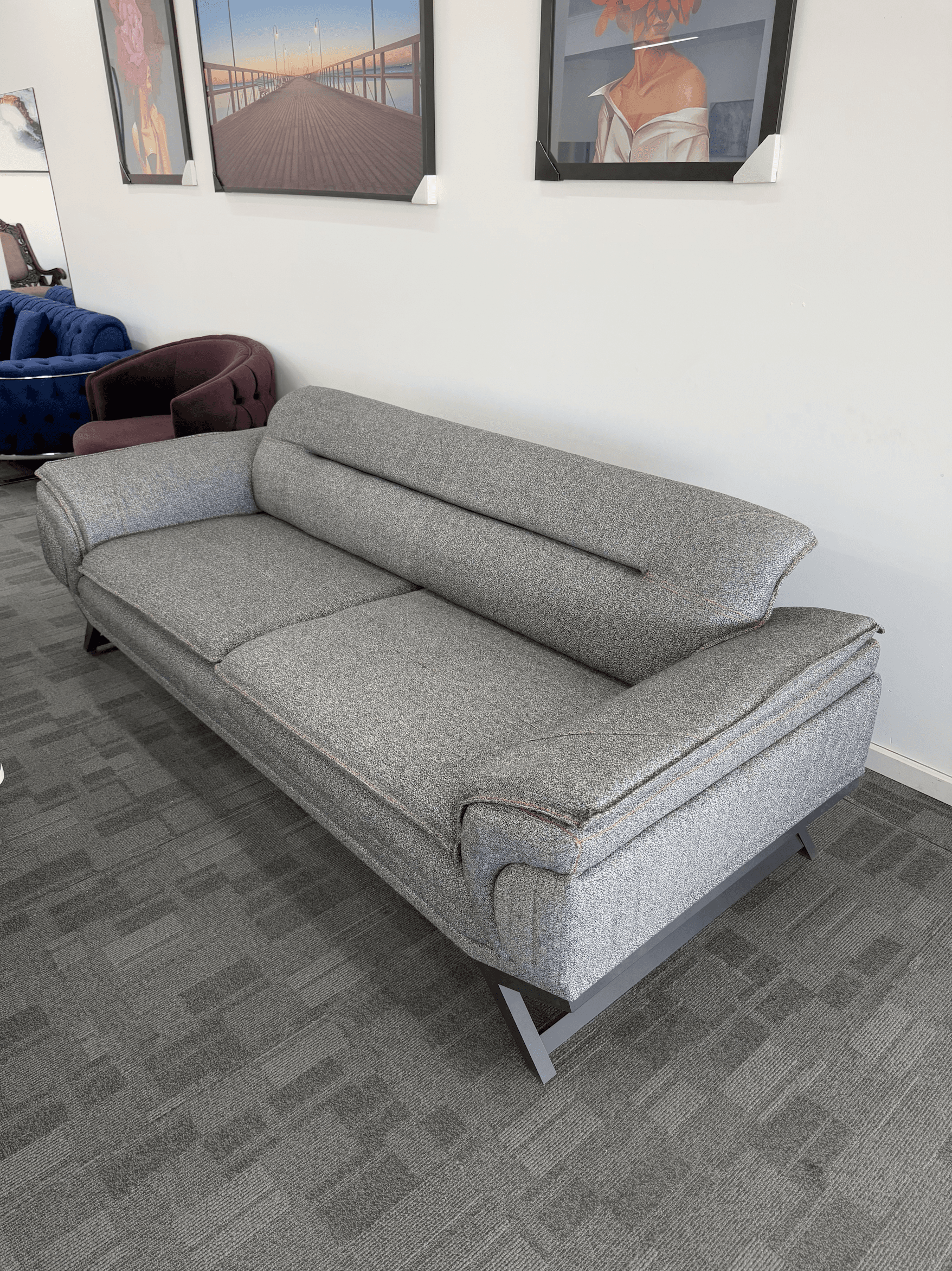 MILANO- Linen Sofa Set